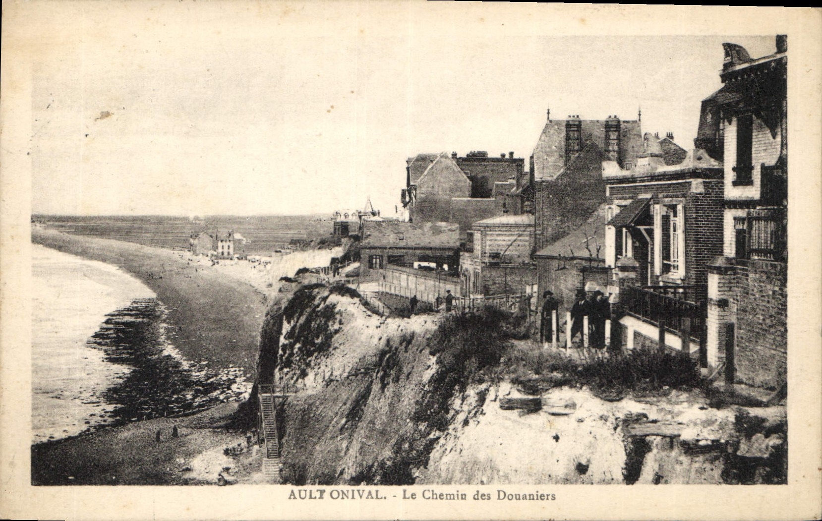CPA Ault Onival le Chemin des Douaniers 