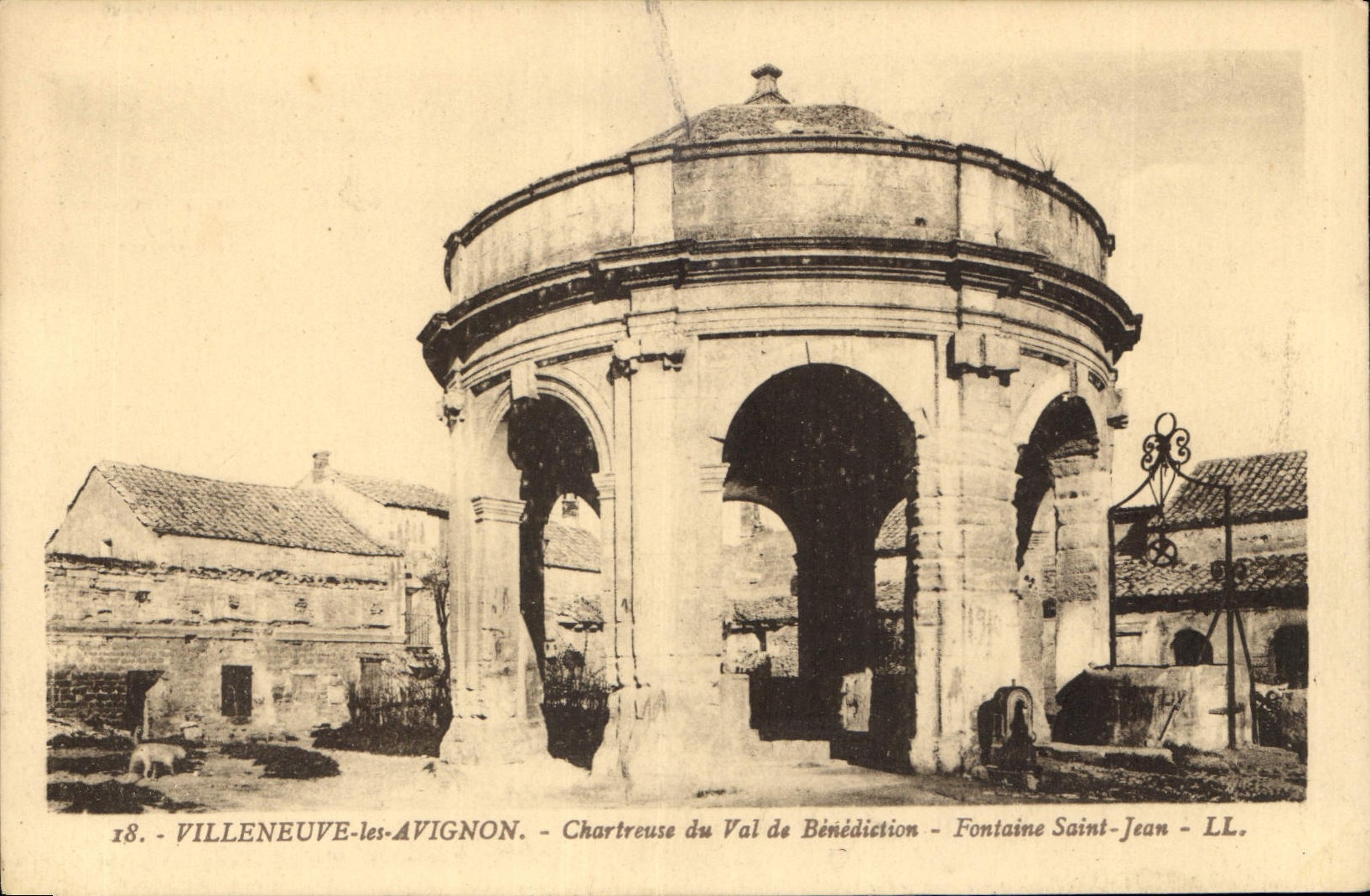 CPA Villeneuve les Avignon Chartreuse du Val de Benediction Fontaine Saint Jean