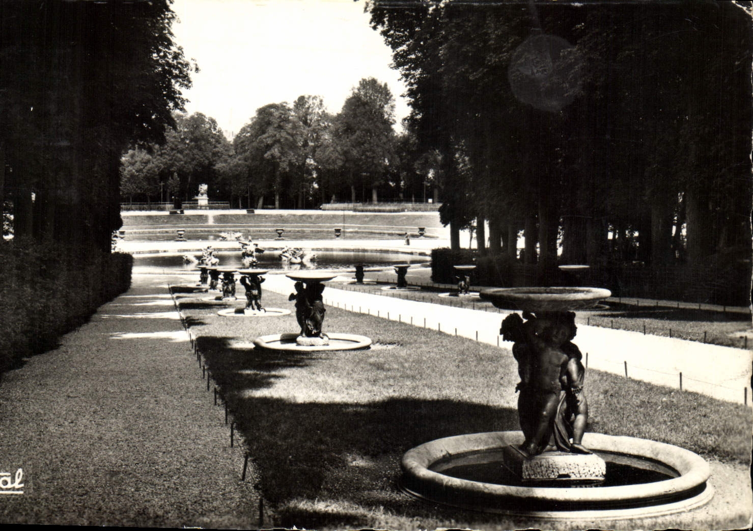 CPA Versailles Allee d'Eau les Marmousets 