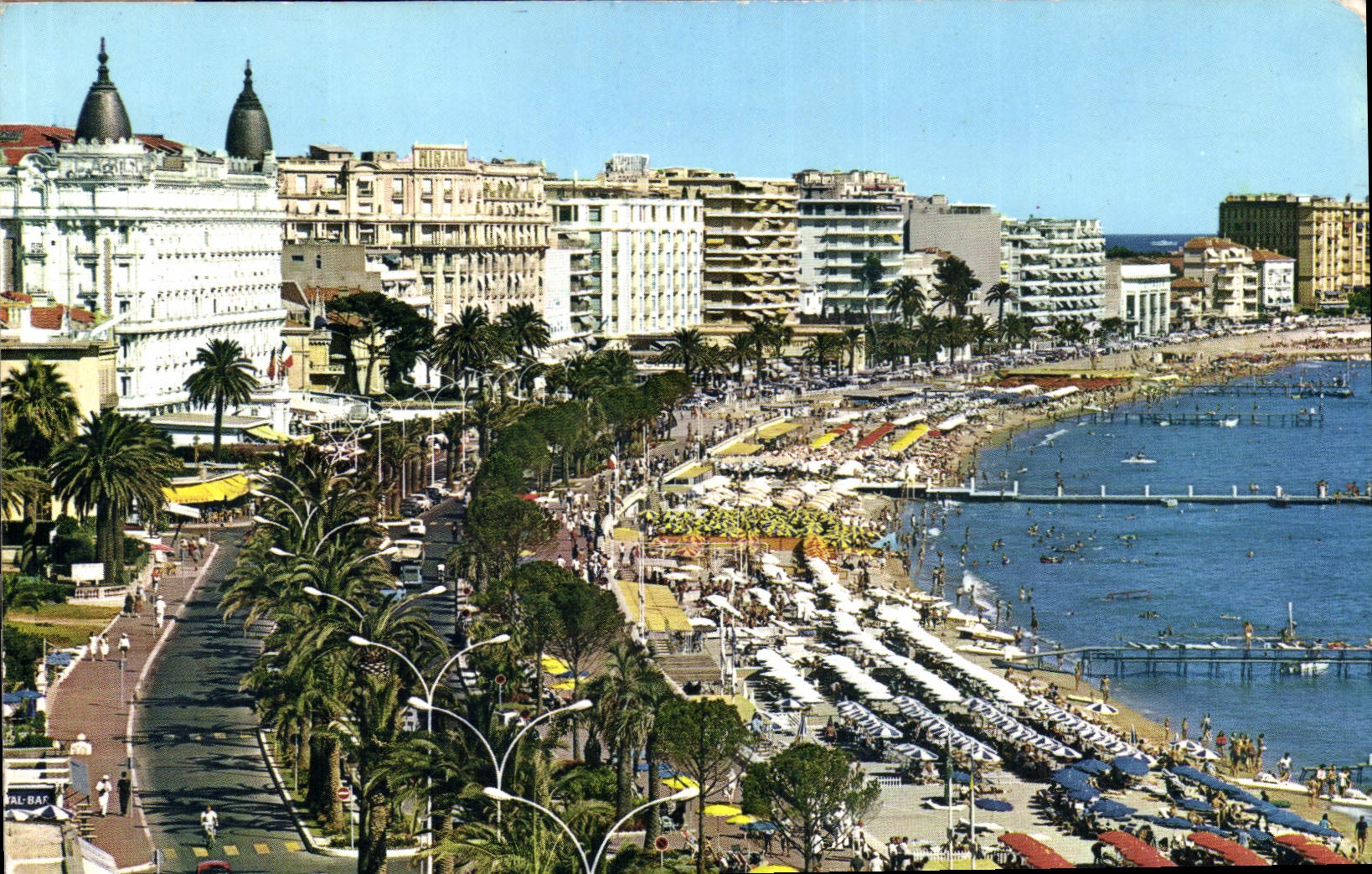 CPA La Cote d'Azur Cannes les Palaces de la Croisette