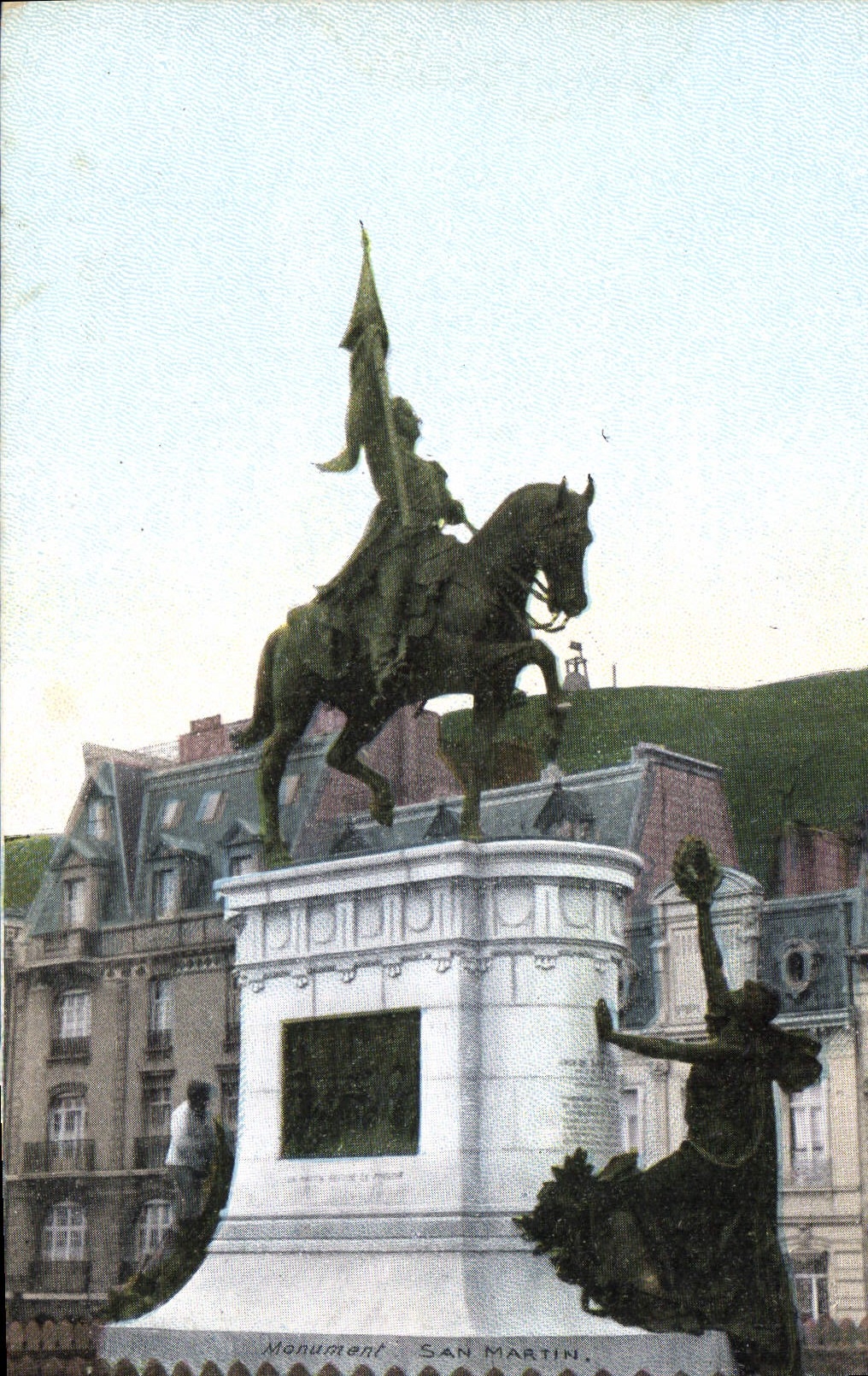 CPA Monument San Martin 