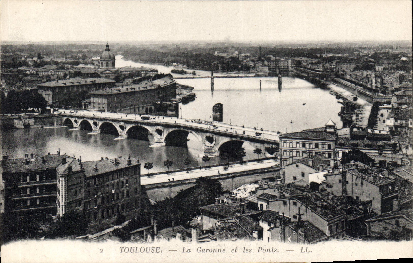 CPA Toulouse la Caronne et les Ponts 