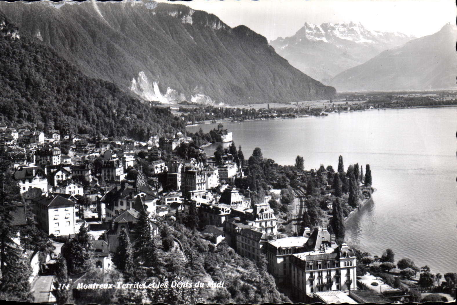 CPA Montreux Territet et les Dents du Midi