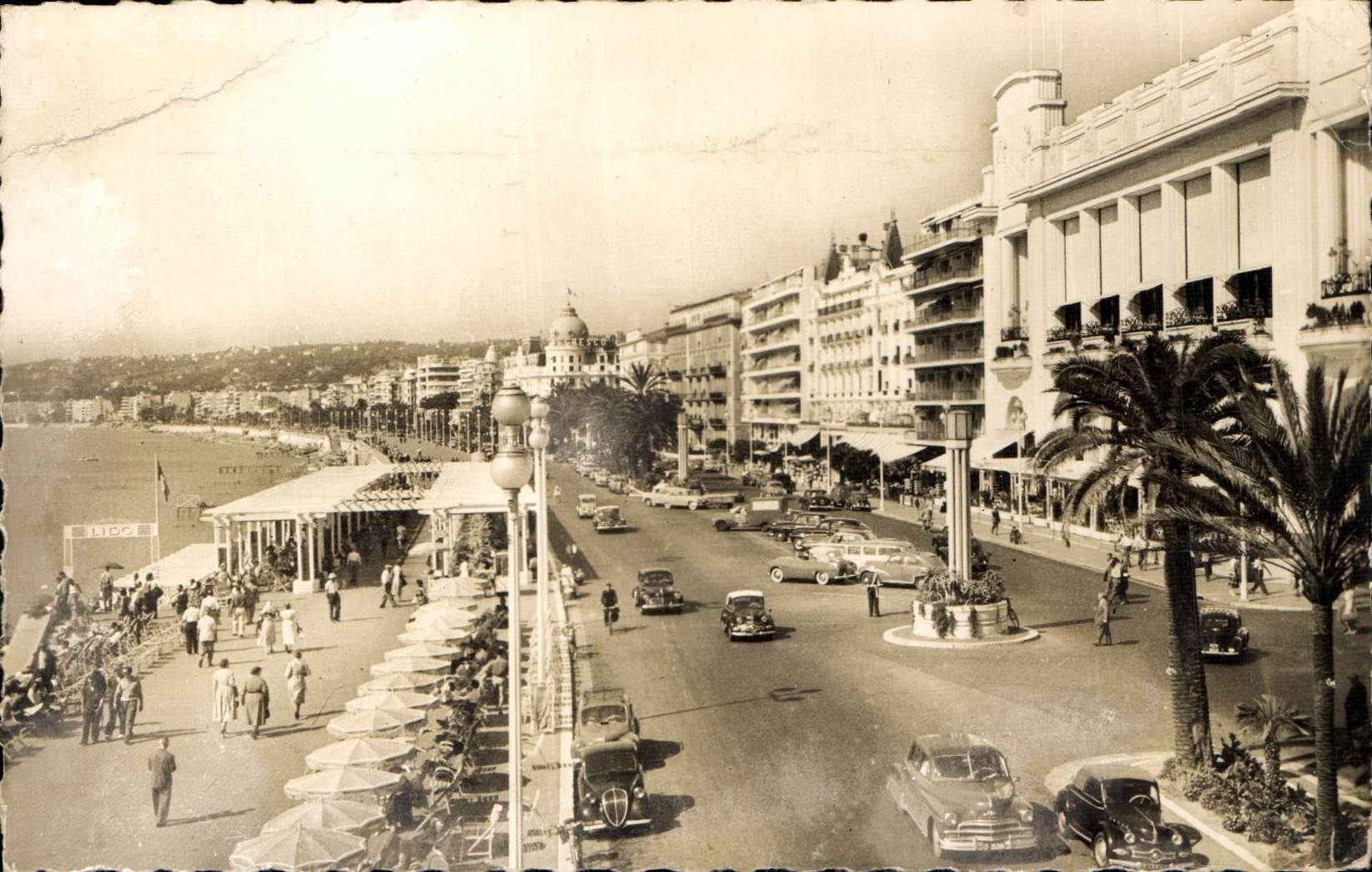 CPA La Cote d'Azur Nice la Promenade des Anglais 