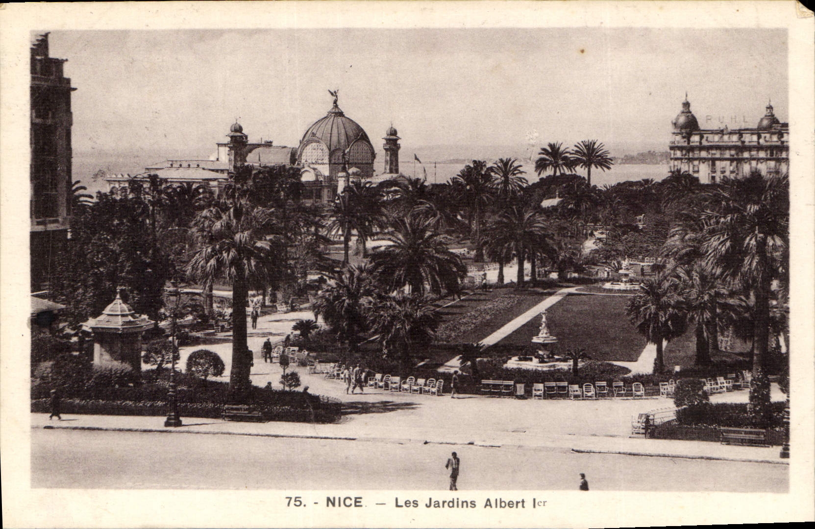 CPA Nice les Jardins Albert Ier