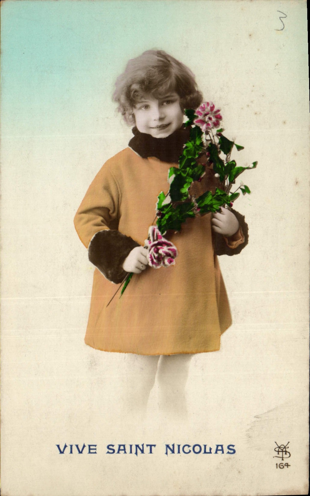 CPA Vive Saint Nicolas Enfant