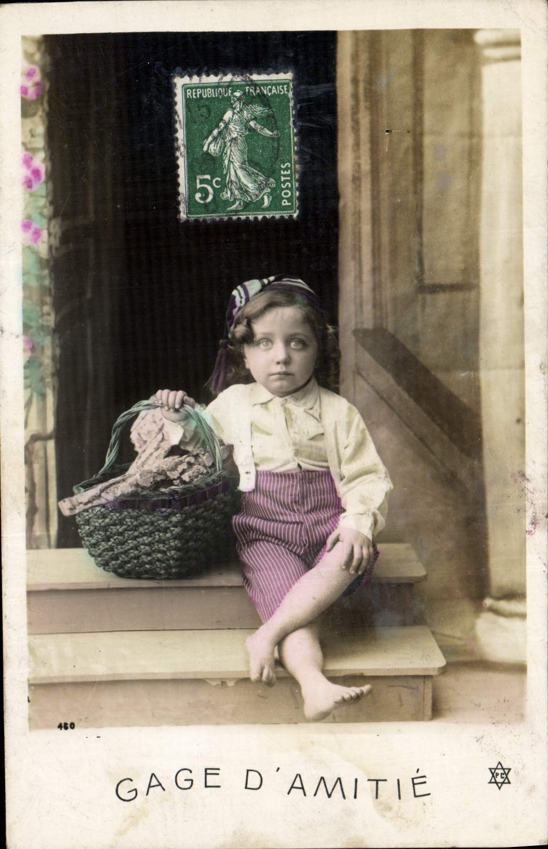 CPA Gage d'Amitie Enfant