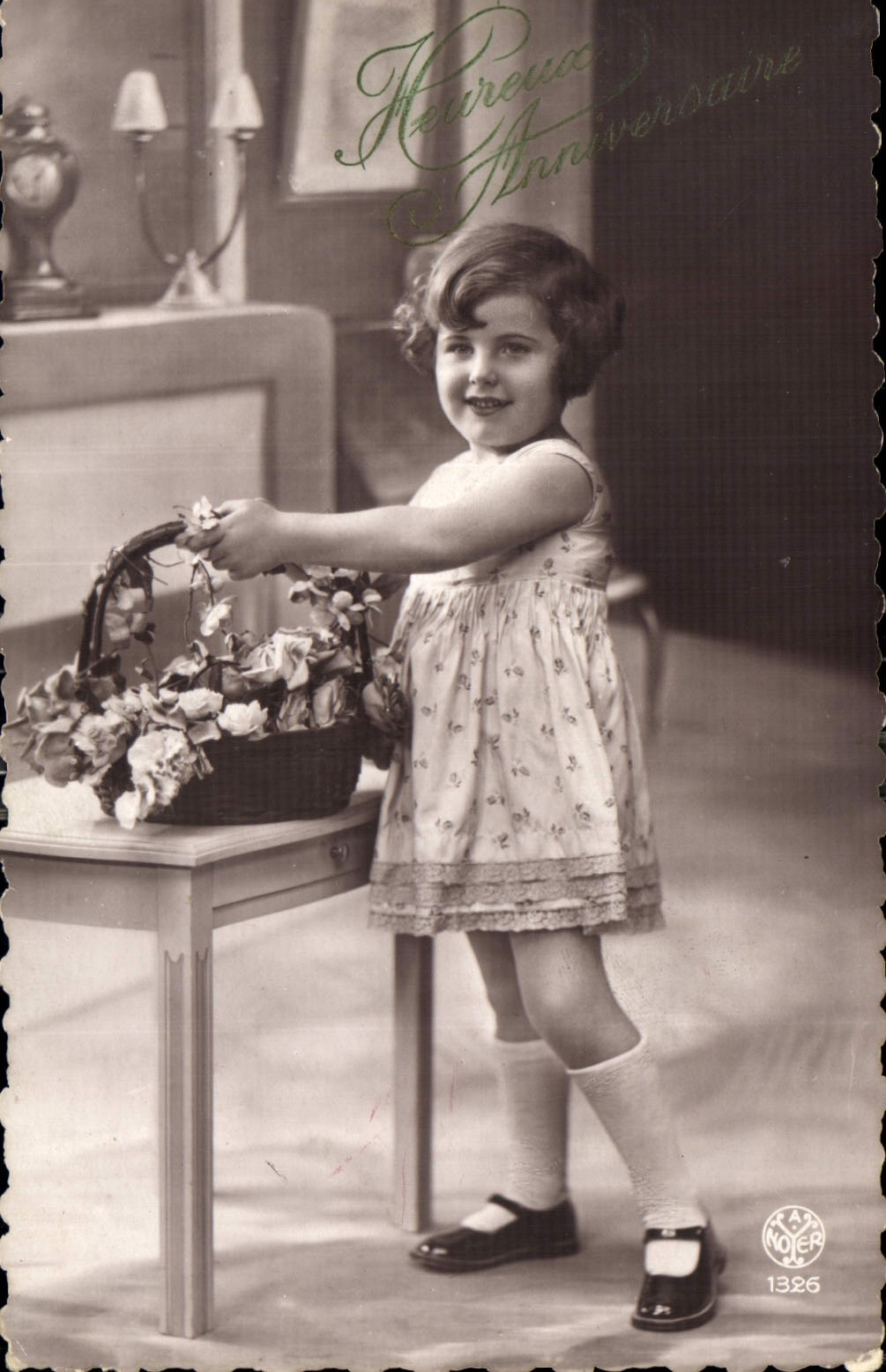 CPA Heureuse Anniversaire 