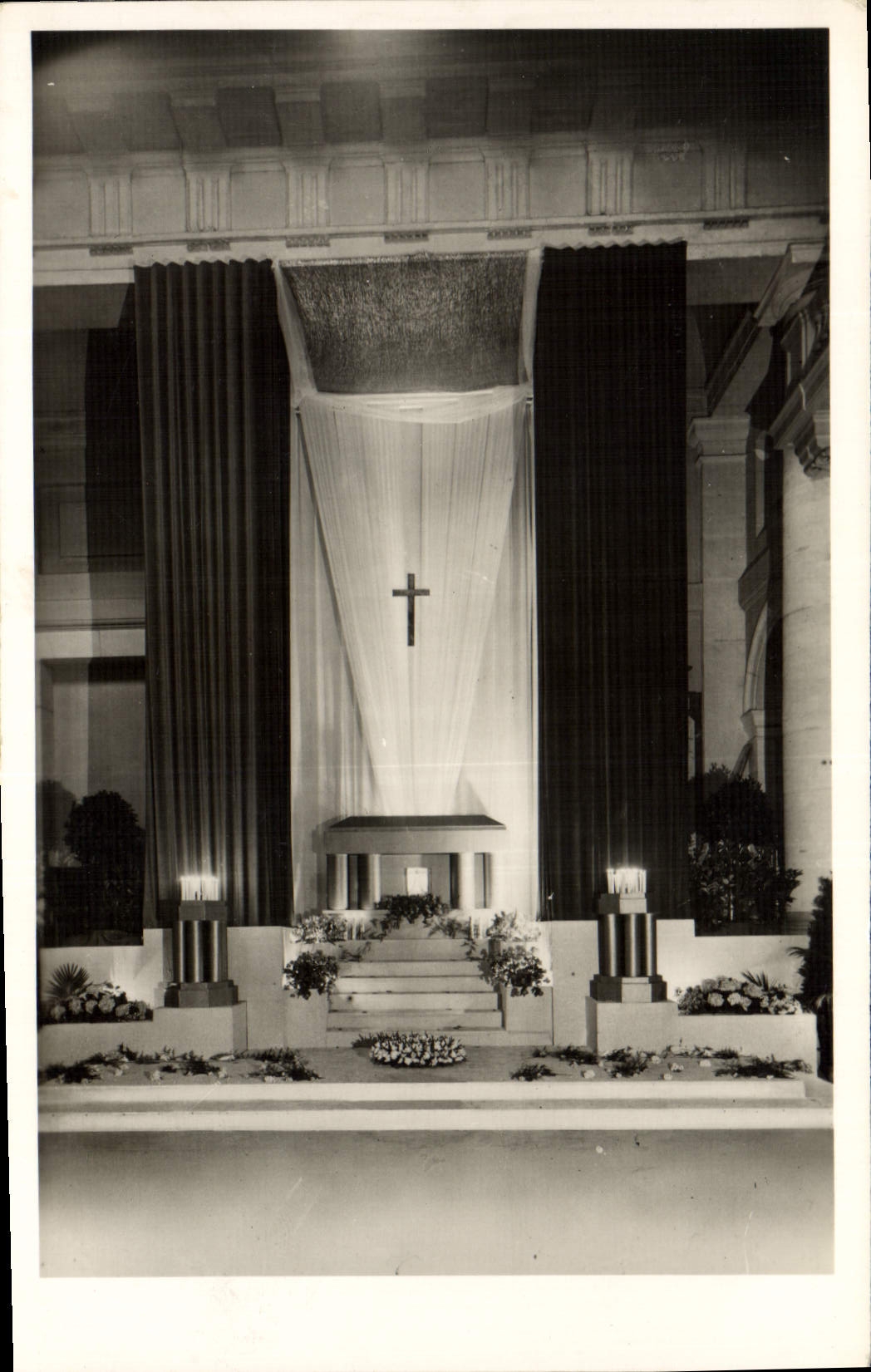CARTE PHOTO 1938 Notre Dame de St Vincent