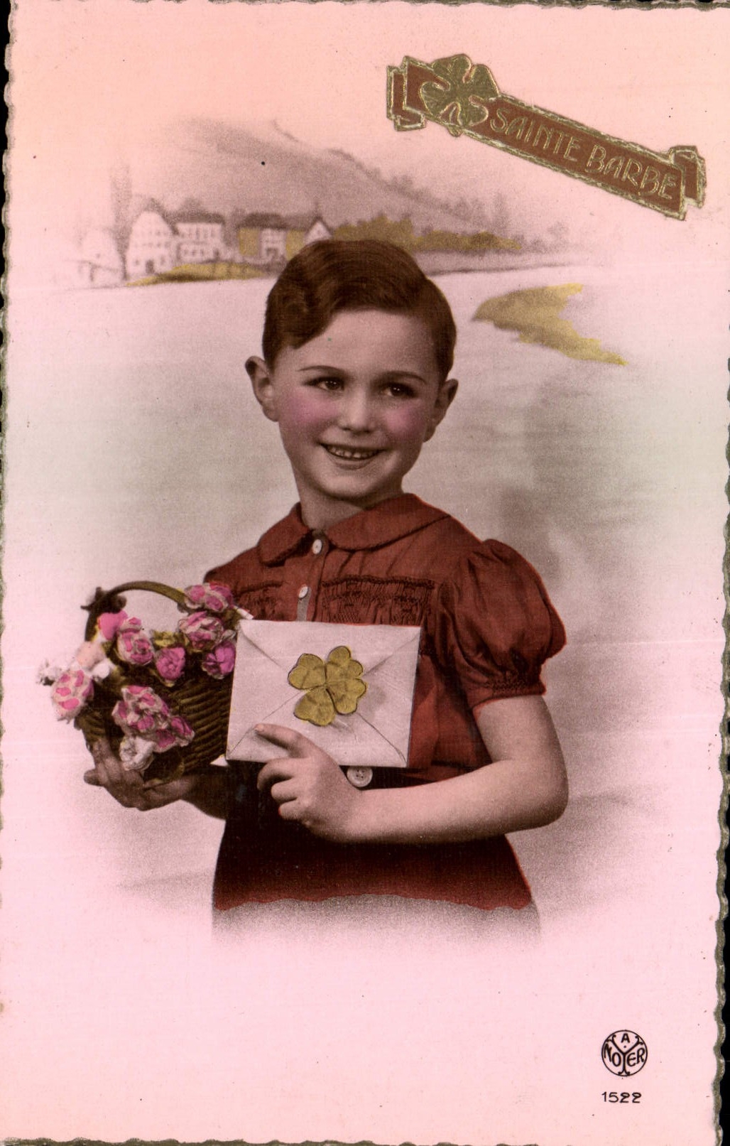 CPA Sainte Barbe Enfant