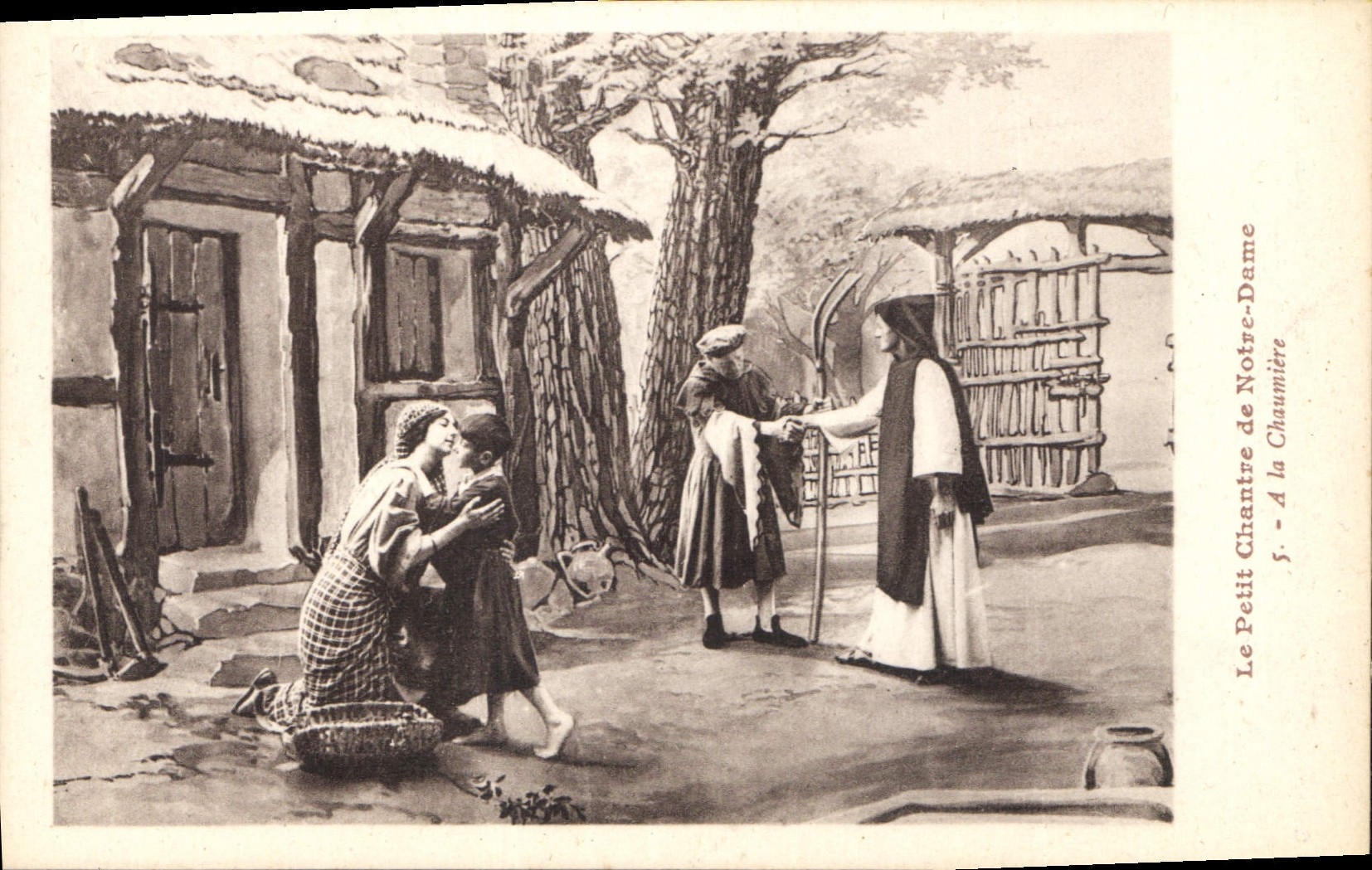 CPA Le Petit Chantre de Notre Dame a la Chaumiere 