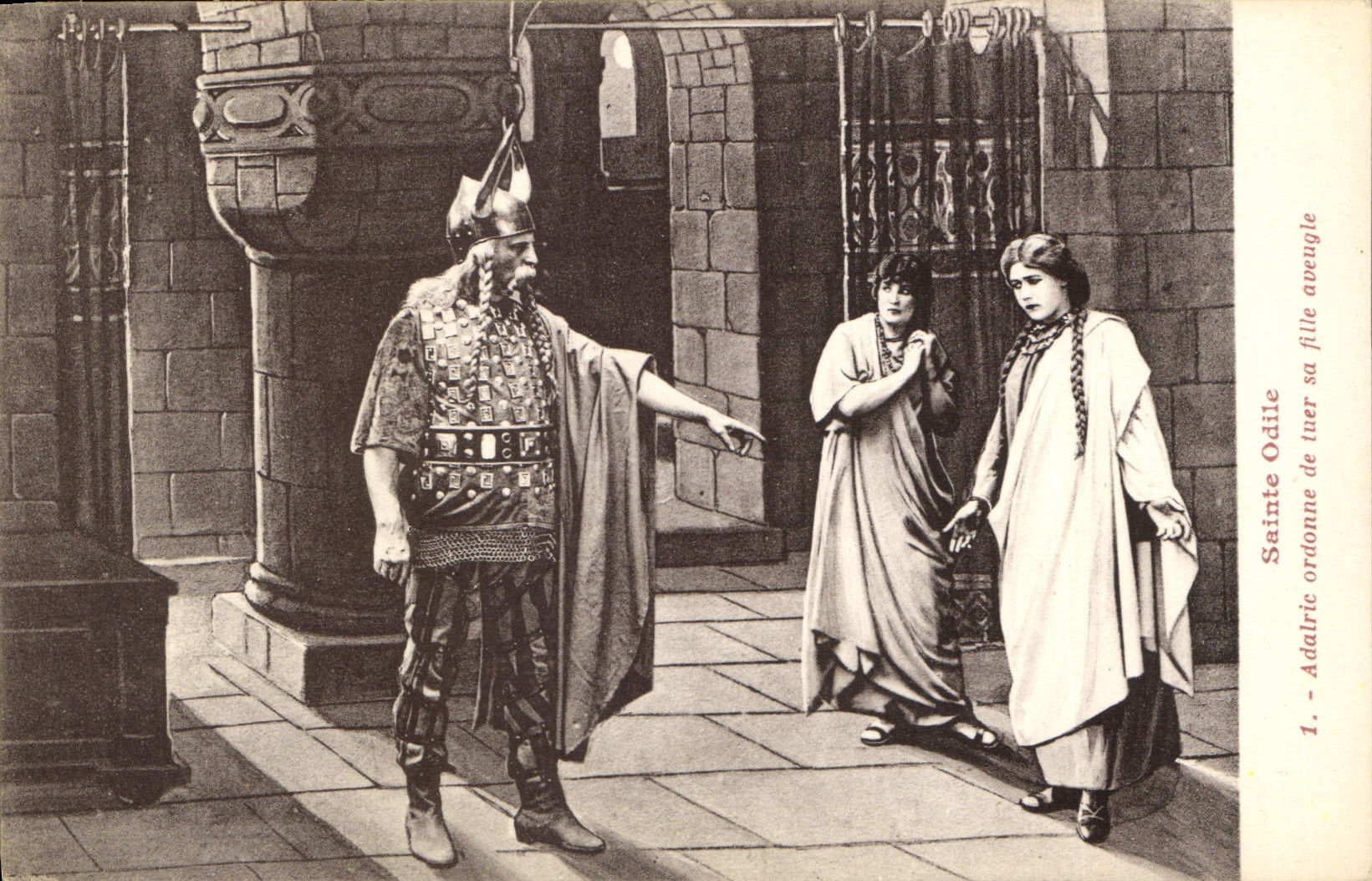 CPA Sainte Odile Adalric ordonne de tuer sa fille aveugle 