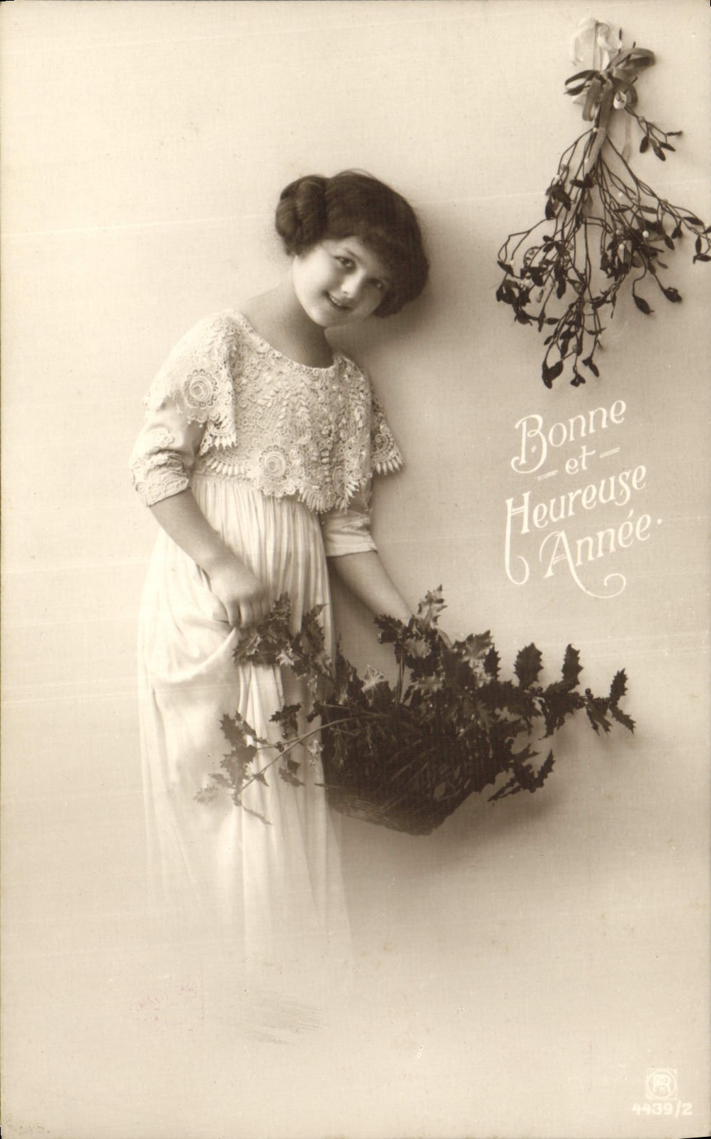 CPA Bonne et Heureuse Annee Enfant