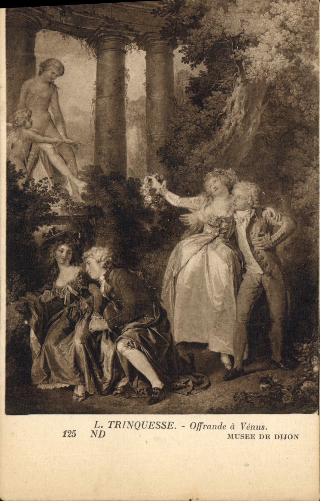 CPA L Trinquesse Offrande a Venus Musee de Dijon 