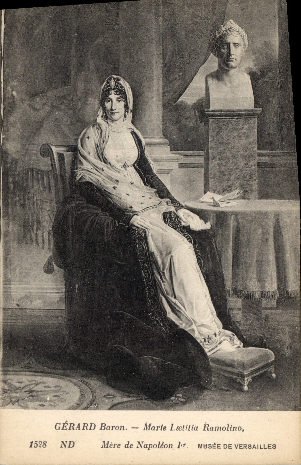 CPA Gerard Baron Marie Latitia Ramolino Mere de Napoleon 1er Musee de Versailles