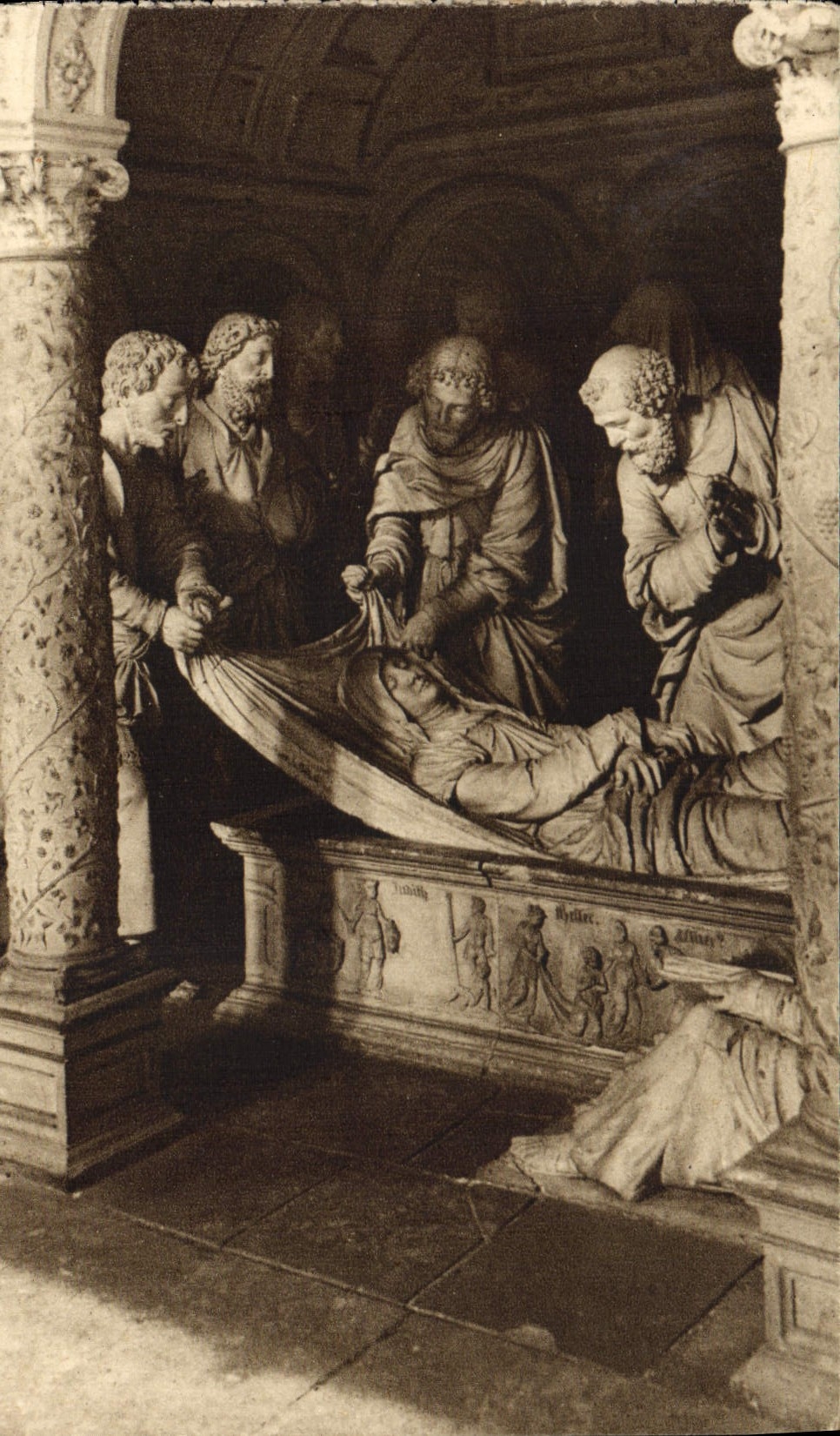 CPA Les Saints de Solesmes L'Ensevelissement de Notre Dame