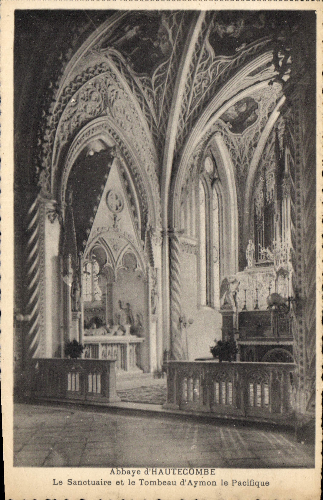 CPA Abbaye d'Hautecombe le Sanctuaire et le Tombeau d'Aymon le Pacifique