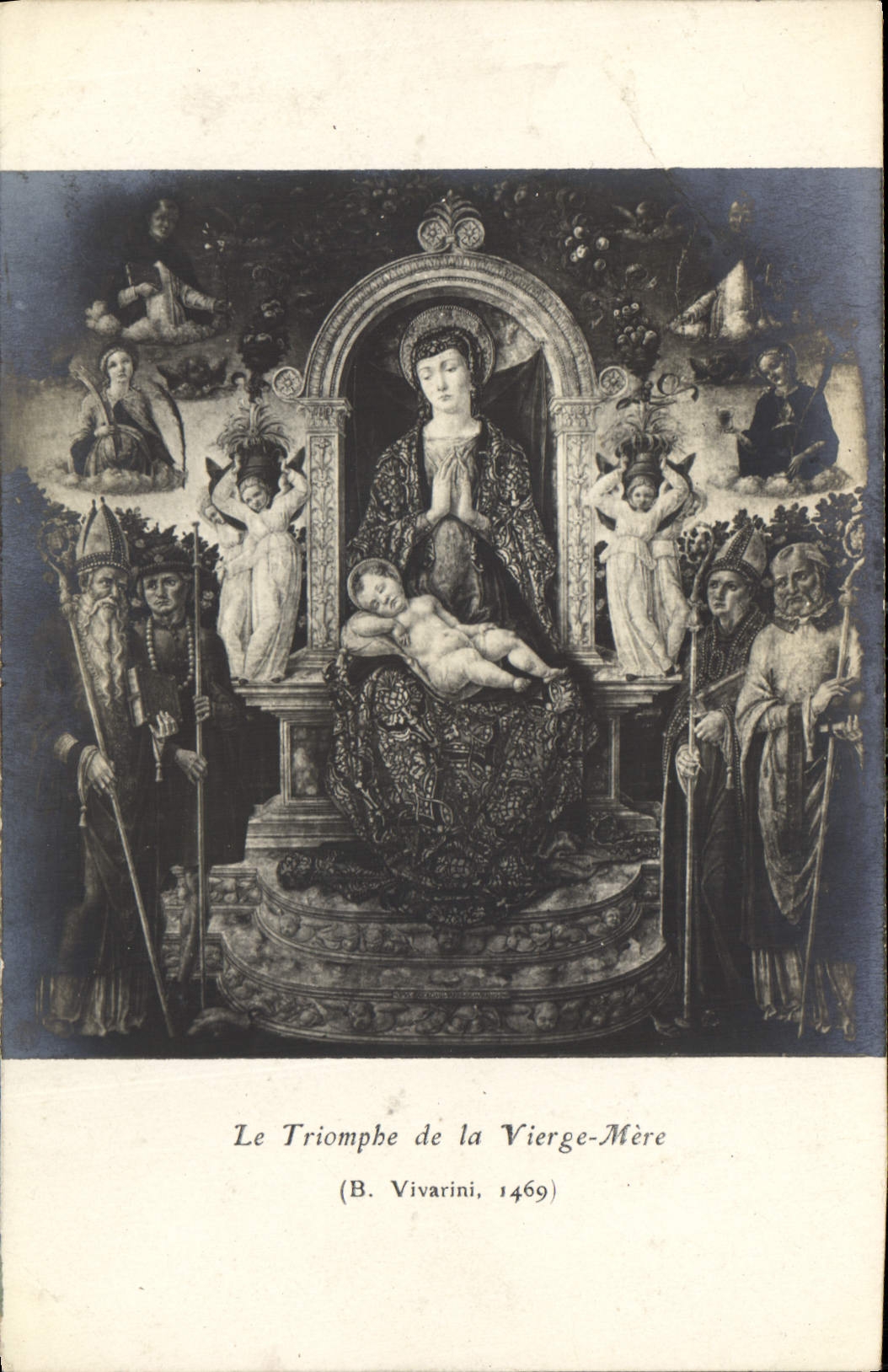 CPA Le Triomphe de la Vierge Mere 