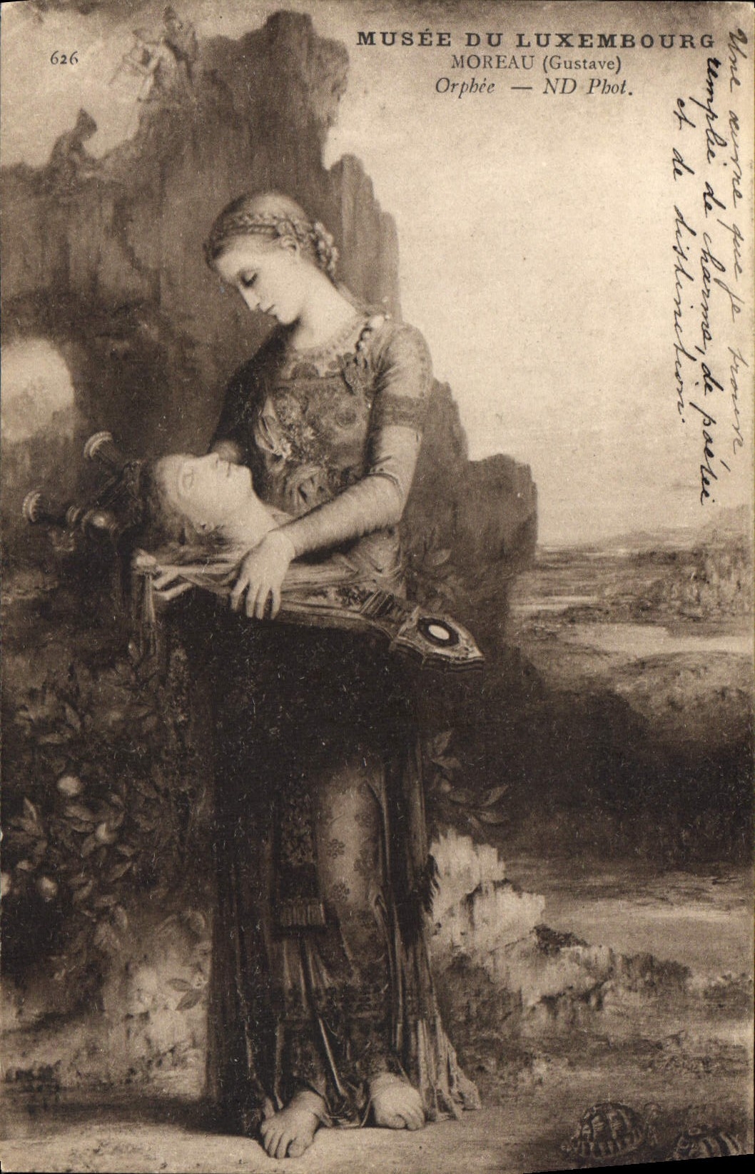CPA Musee du Luxembourg Moreau Gustave Orphee 