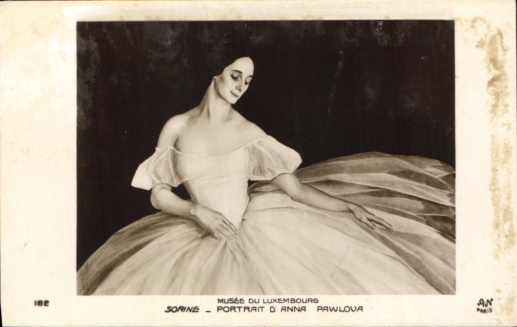 CPA Musee du Luxembourg Sorine Portrait d Anna Pawlova