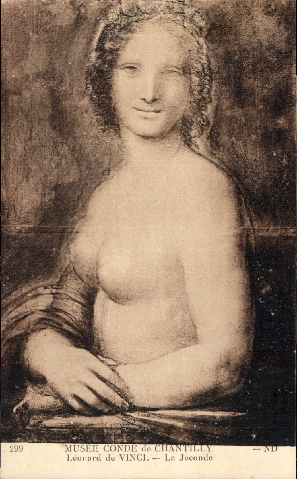 CPA Musee Conde de Chantilly Leonard de Vinci la Joconde 