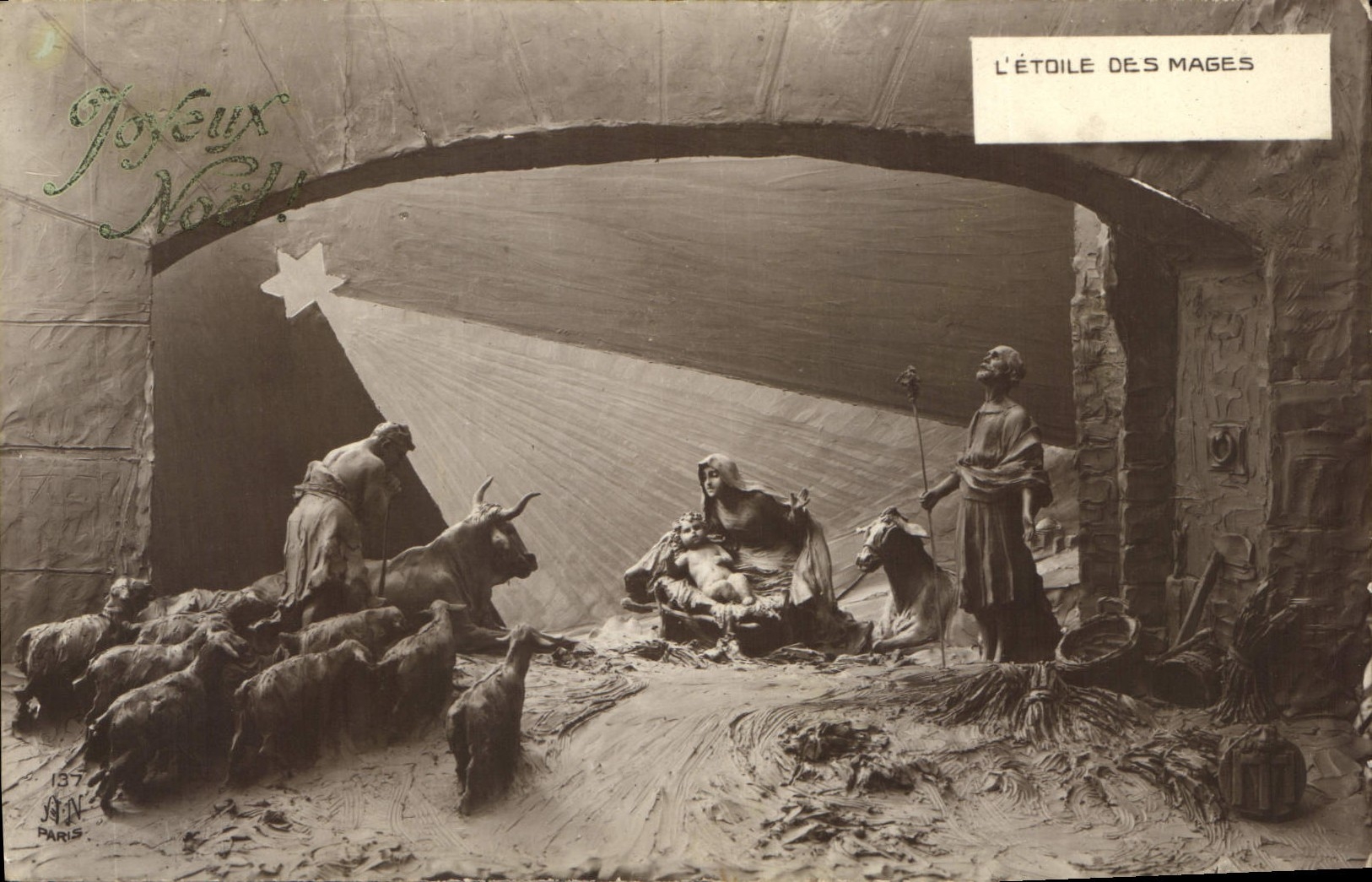 CPA l'Etoile des Mages 