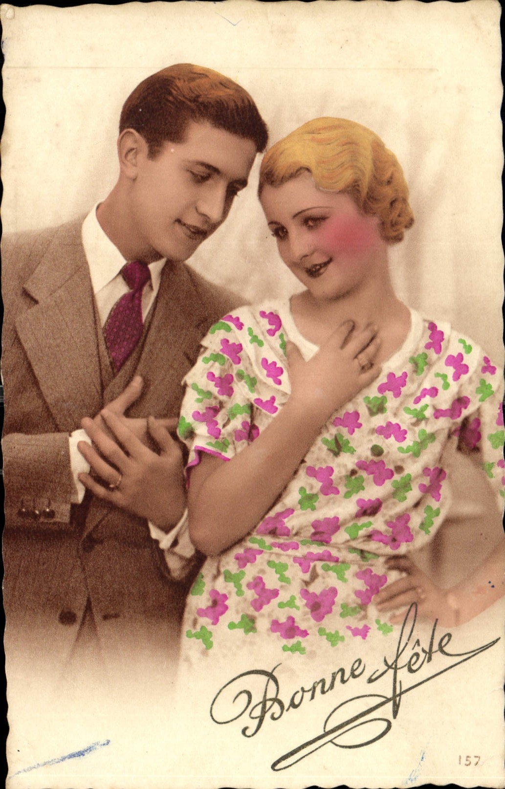 CPA Bonne fete Femme