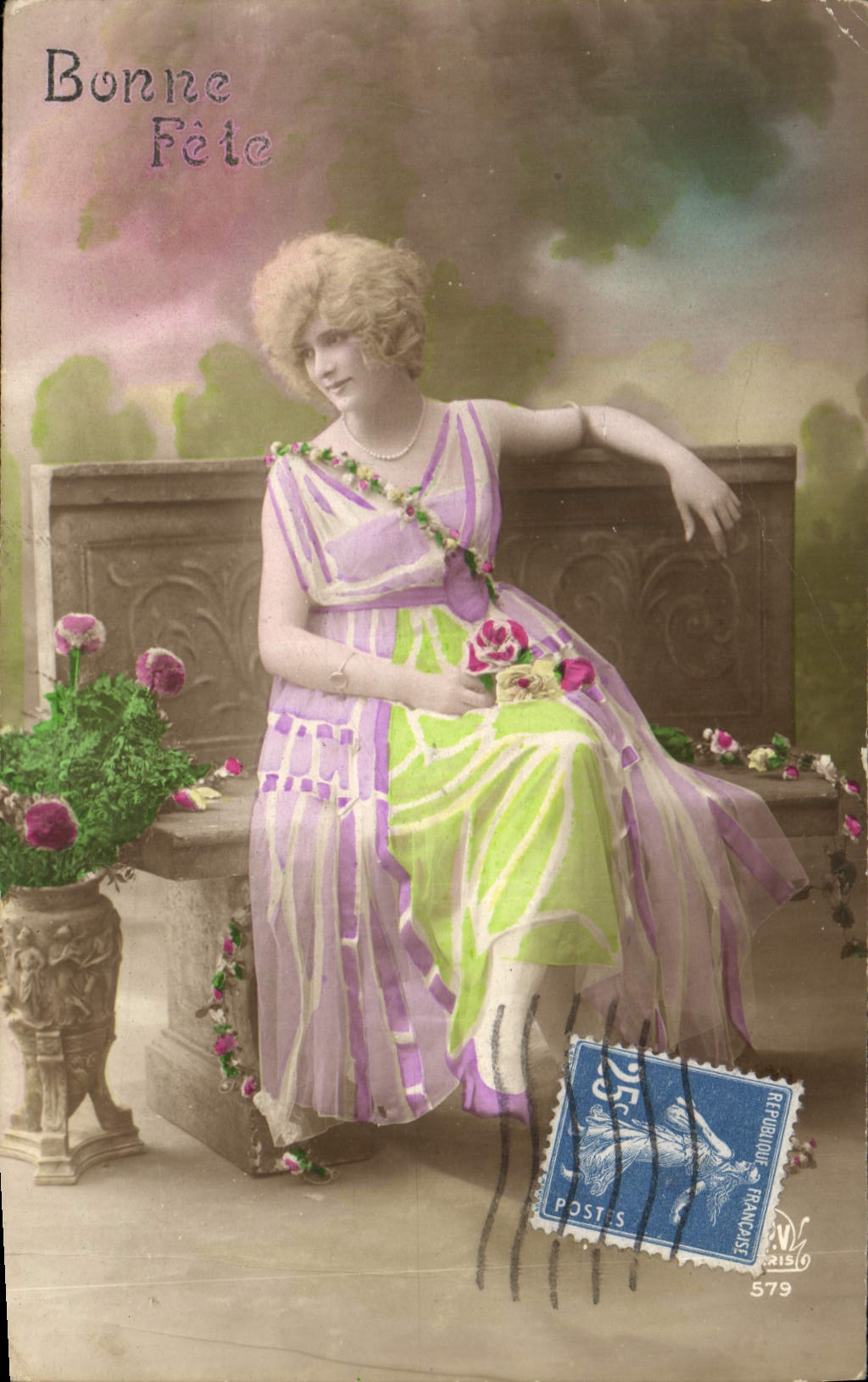 CPA Bonne fete Femme