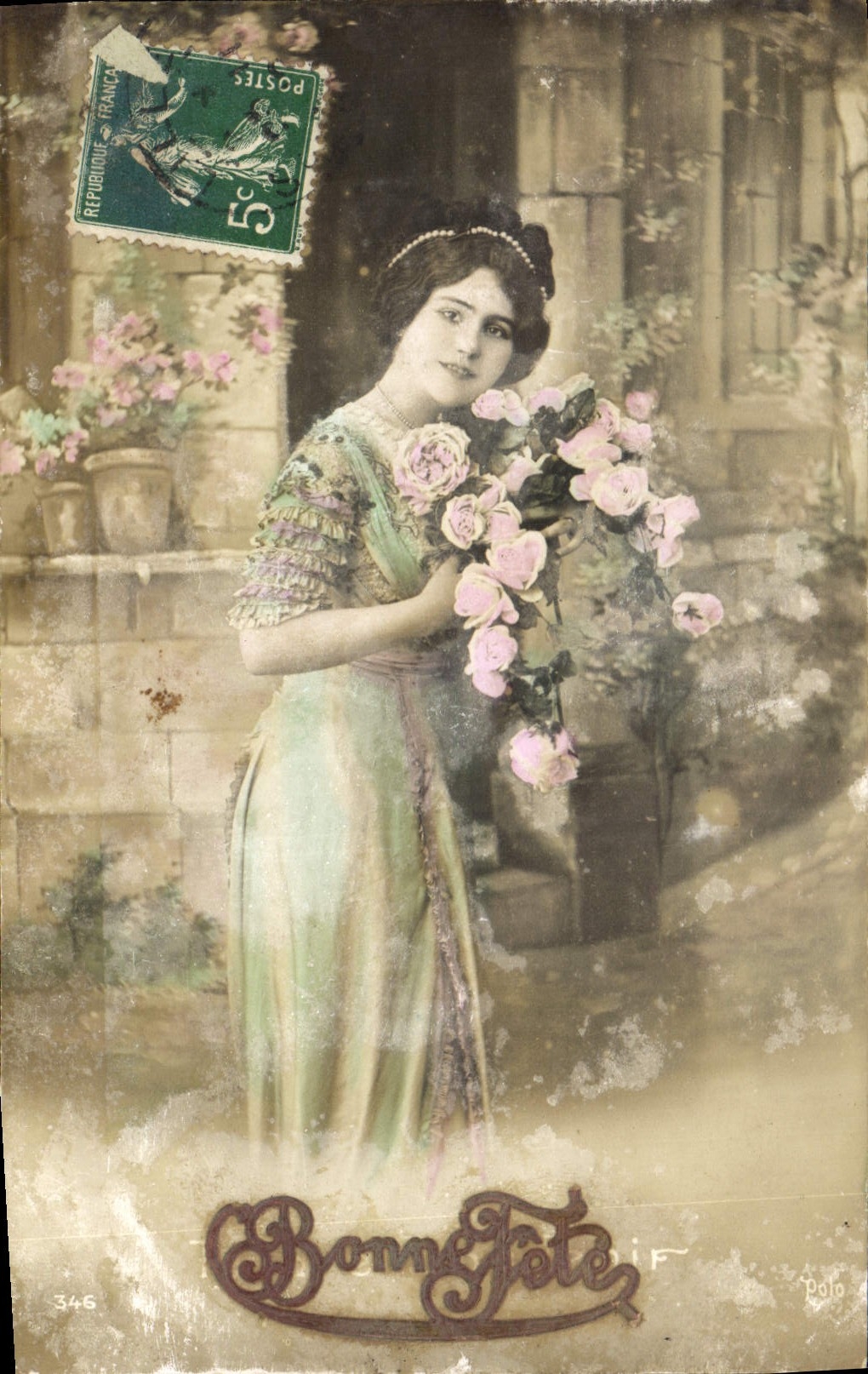 CPA Bonne fete Femme