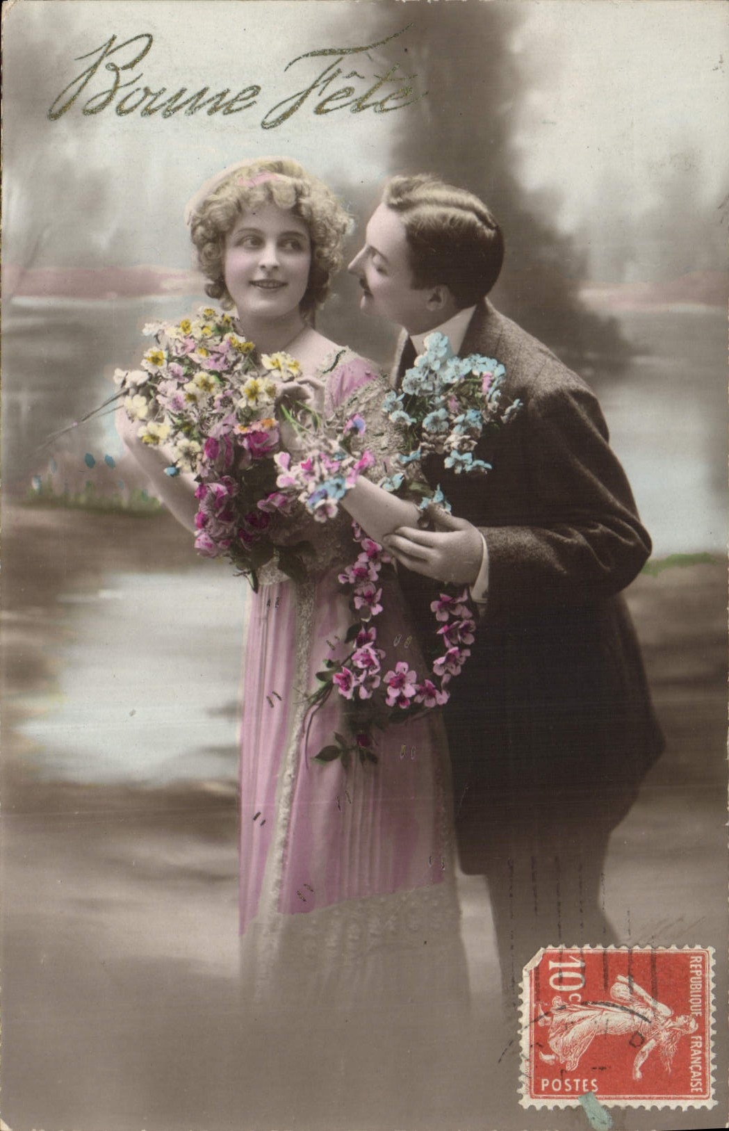 CPA Bonne Fete Femme