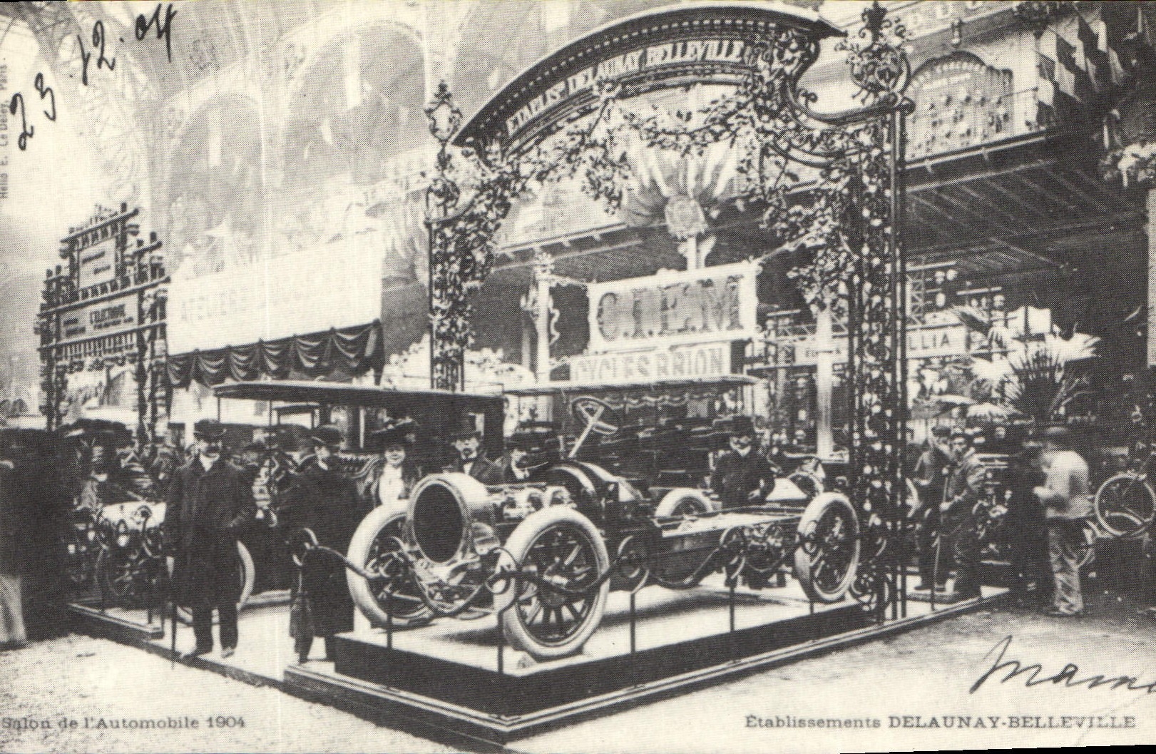 REPRO Etablissements Delaunay Belleville Automobile
