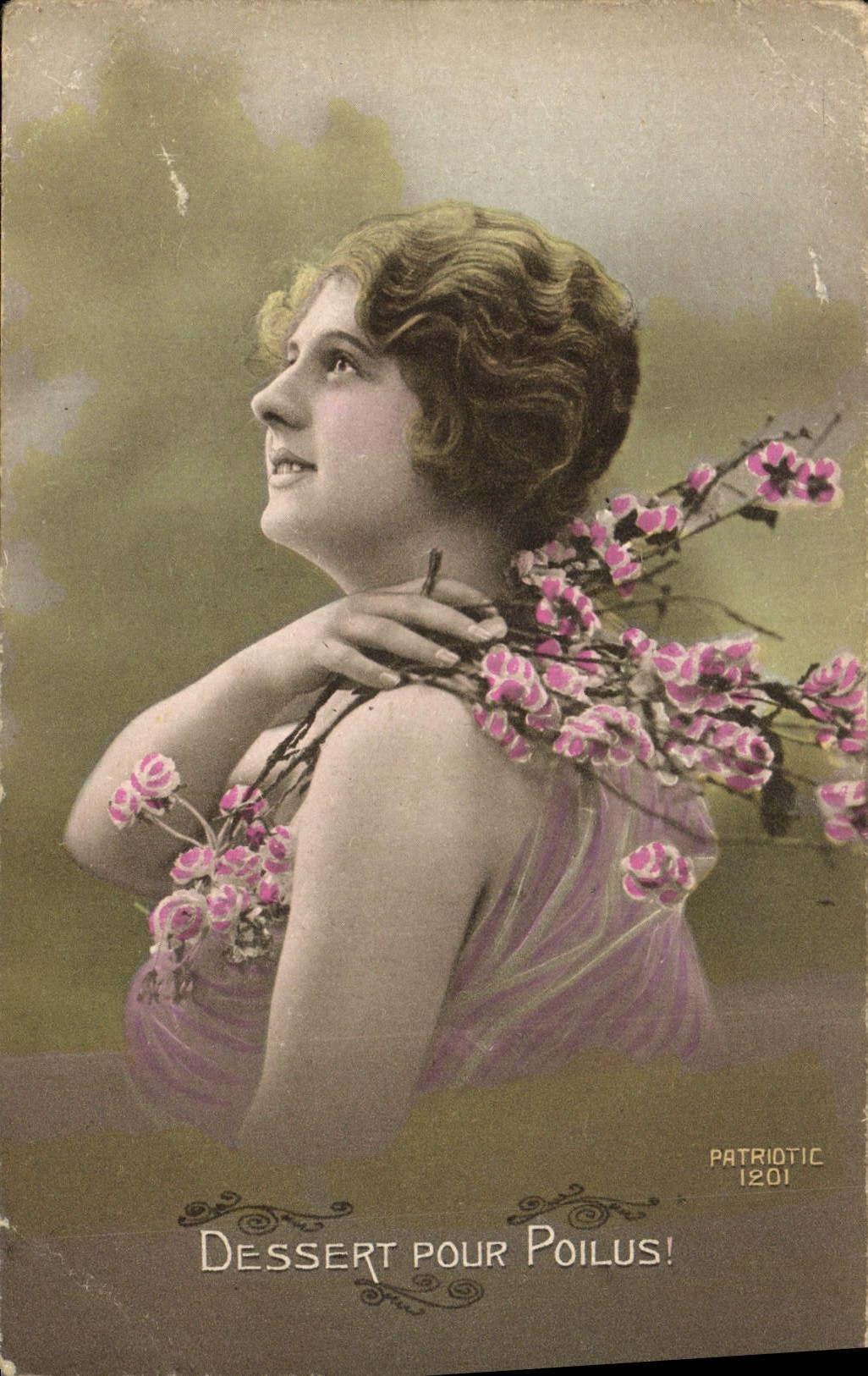 CPA Dessert pour Poilus Femme