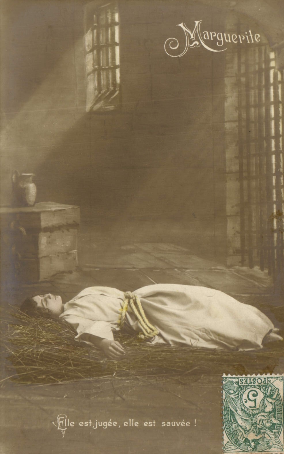 CPA Marguerite Femme