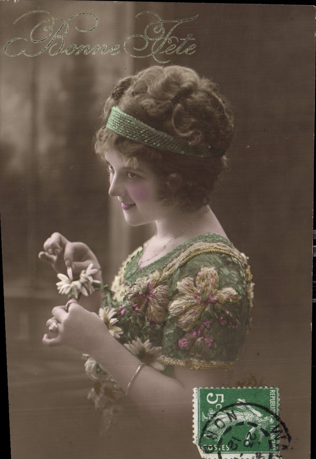 CPA Bonne Fete Femme