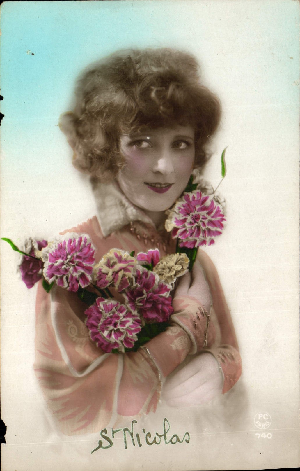 CPA St Nicolas Femme