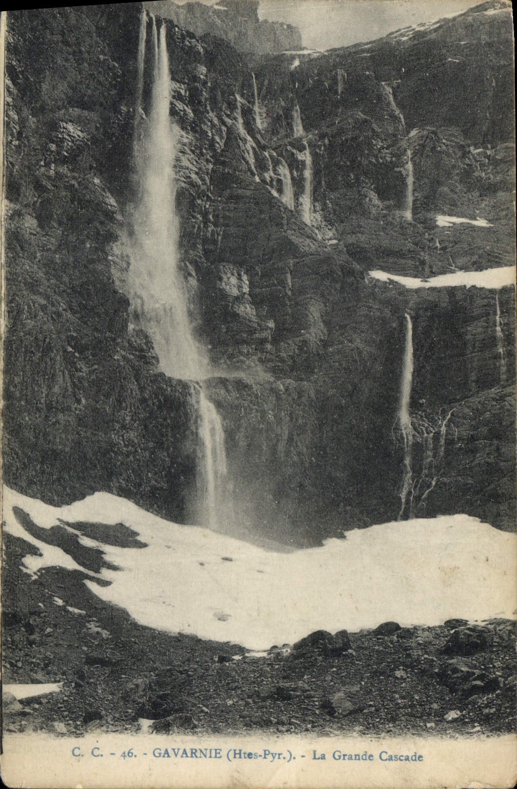 CPA Gavarnie Htes Pyr La Grande Cascade 