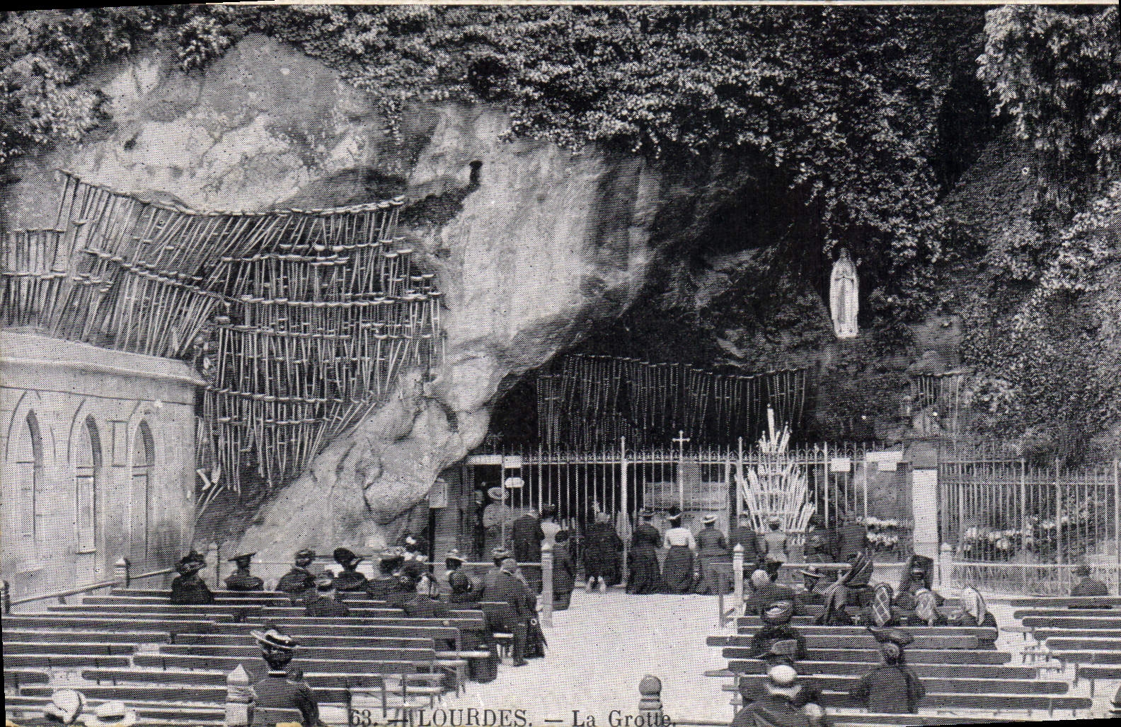 CPA Lourdes La Grotte 