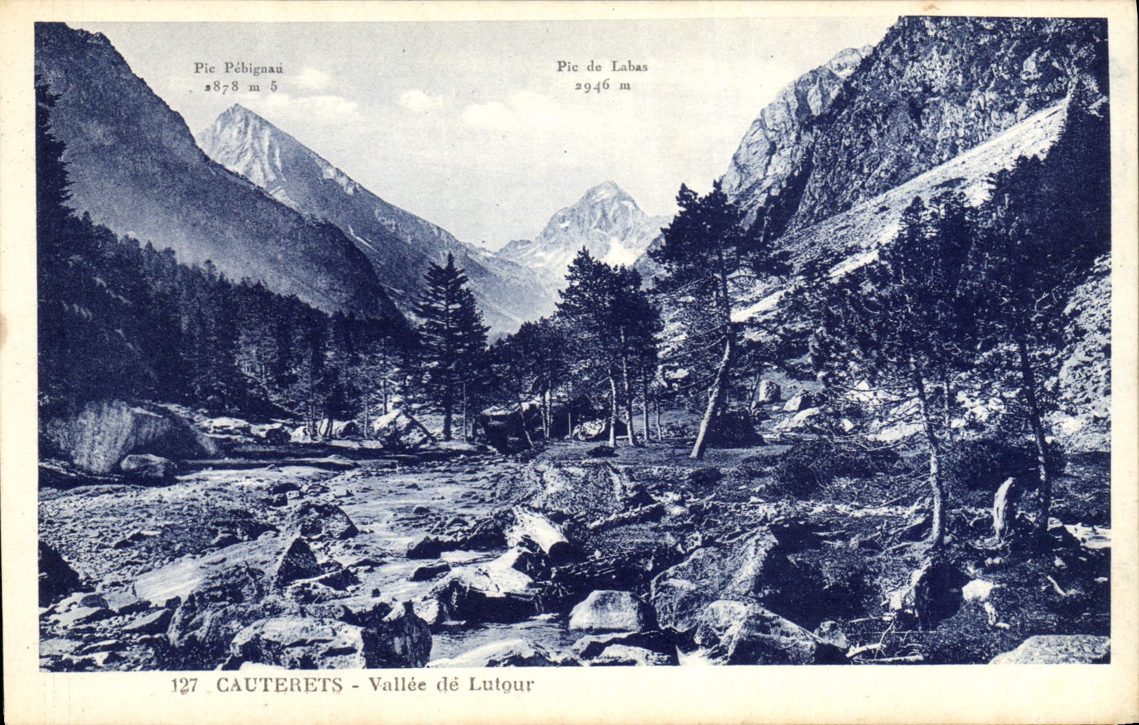 CPA Cauterets Vallee de Lutour 