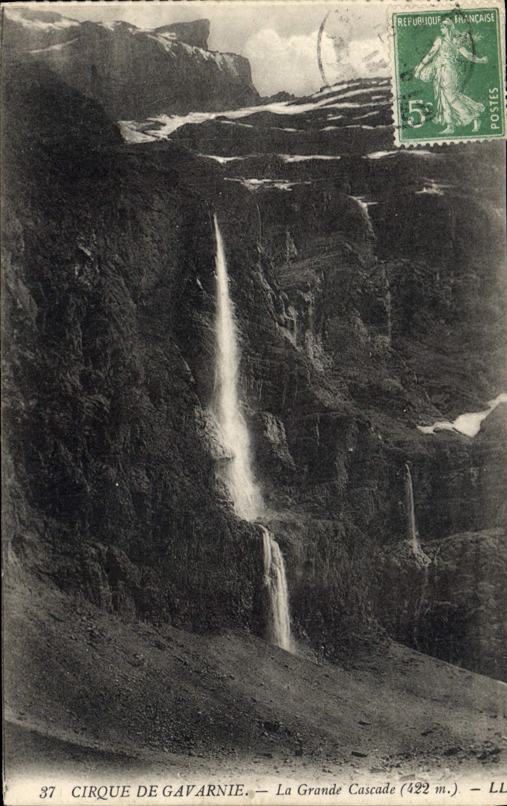 CPA Cirque de Gavarnie La Grande Cascade 