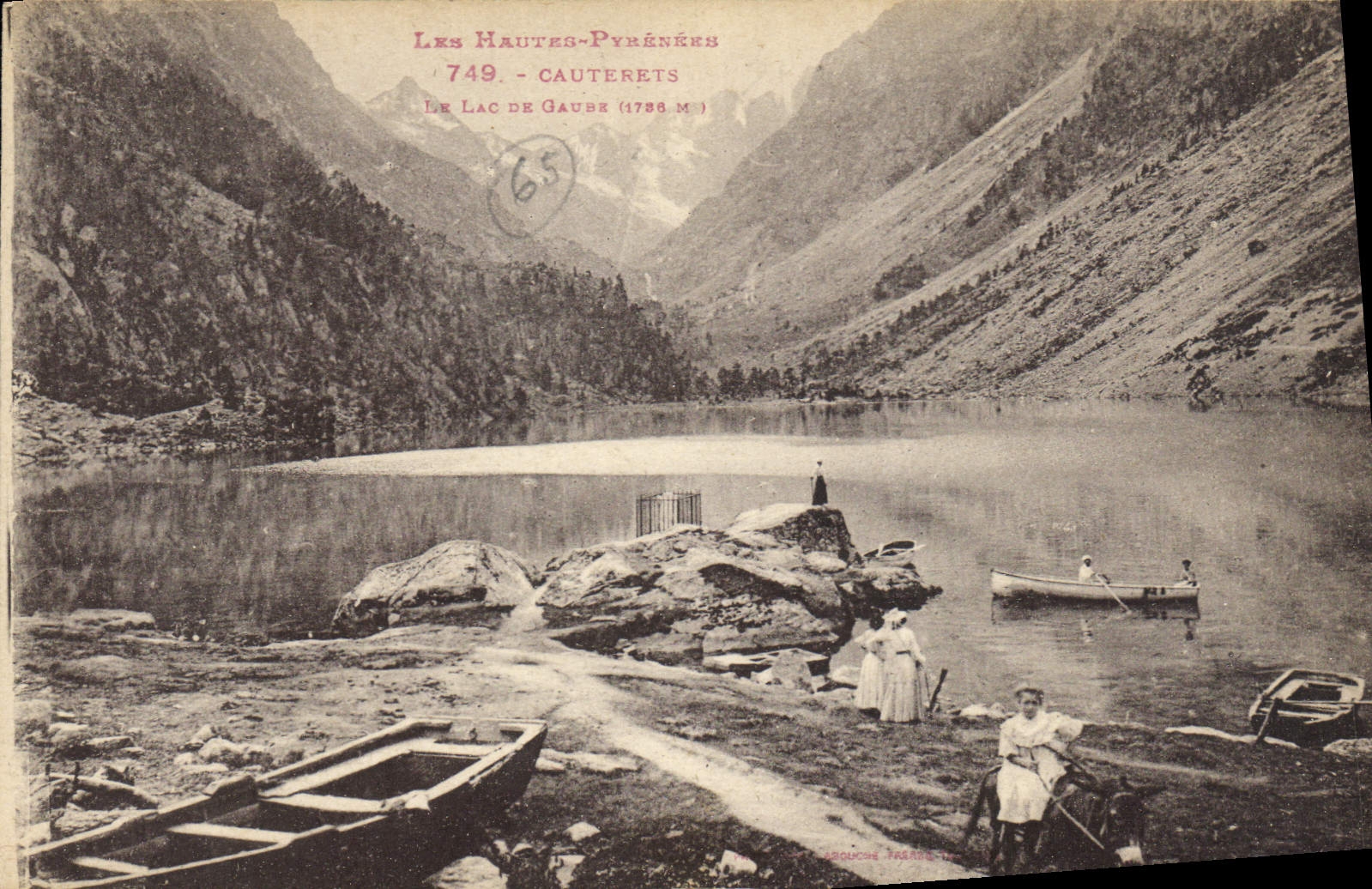 CPA Les Hautes Pyreenes Cauterets le lac de Gaube 