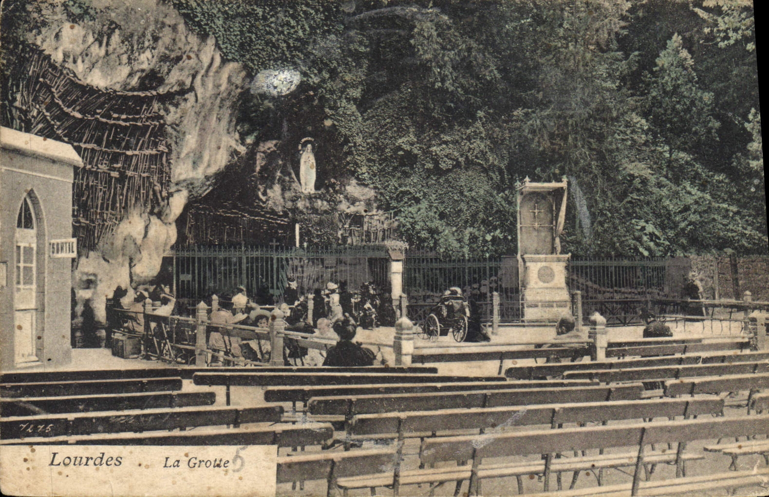 CPA Lourdes La Grotte 