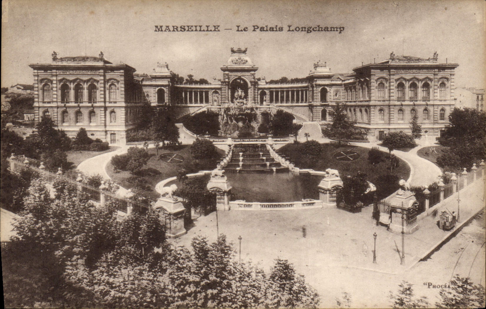 CPA Marseille Le Palais Longchamp 