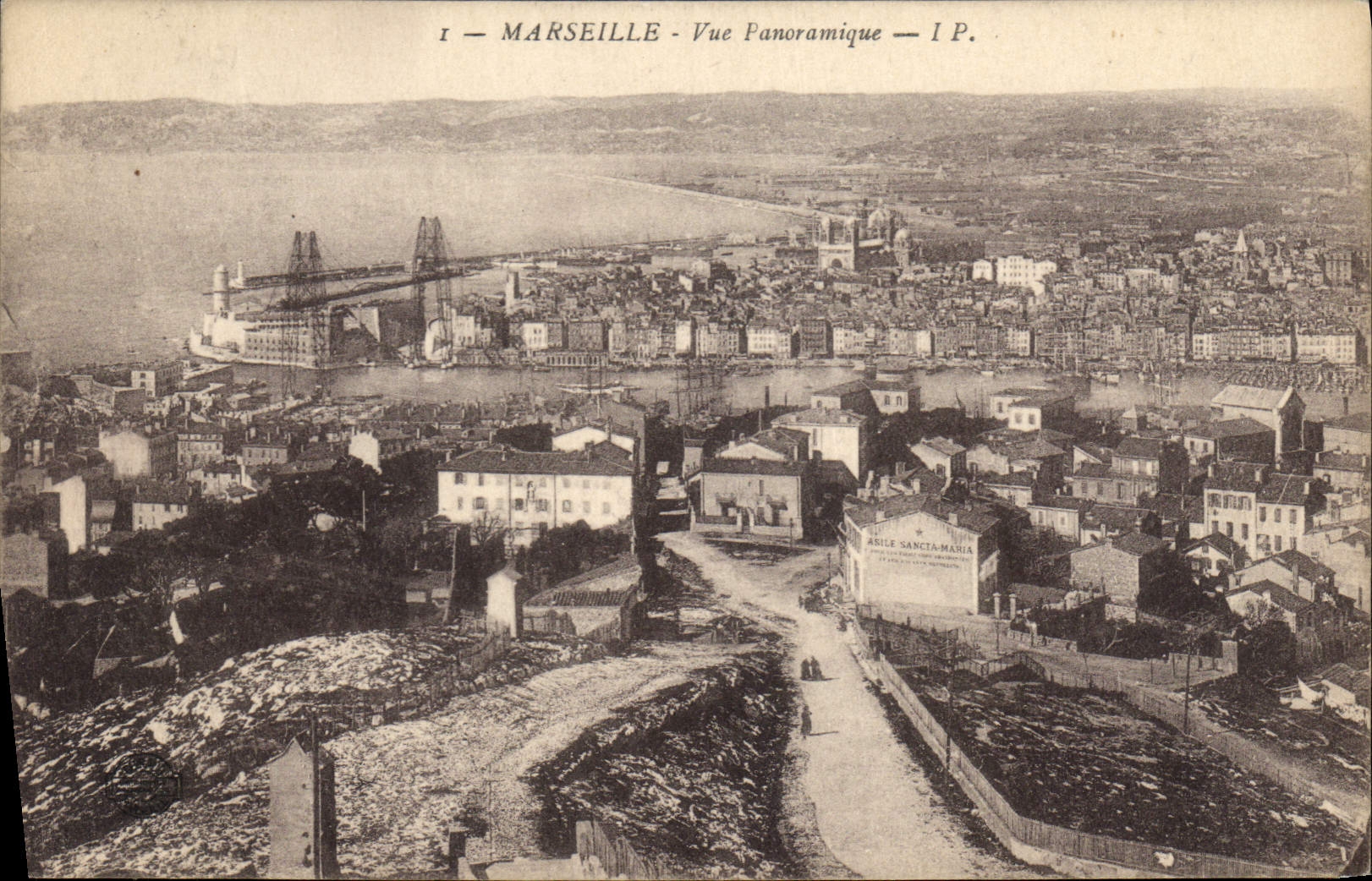 CPA Marseille Vue panoramique 