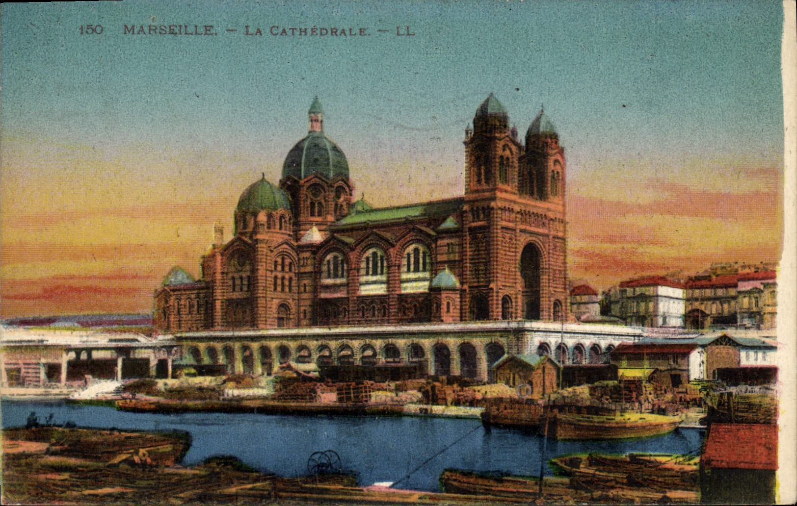 CPA Marseille La Cathedrale 