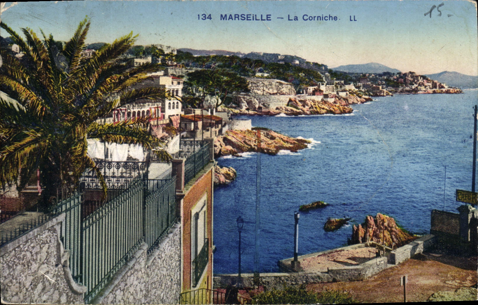 CPA Marseille La Corniche 