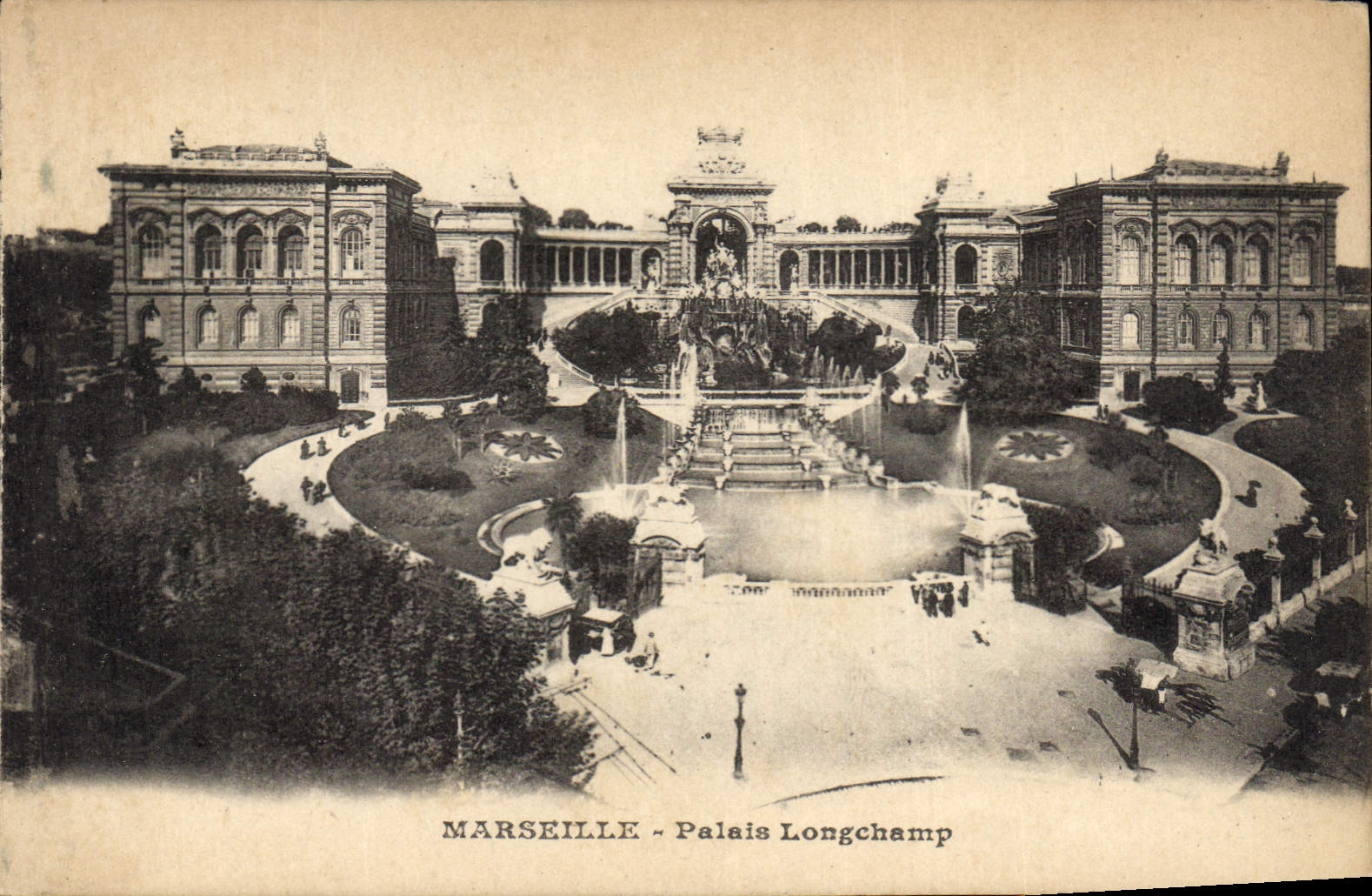 CPA Marseille Palais Longchamp 