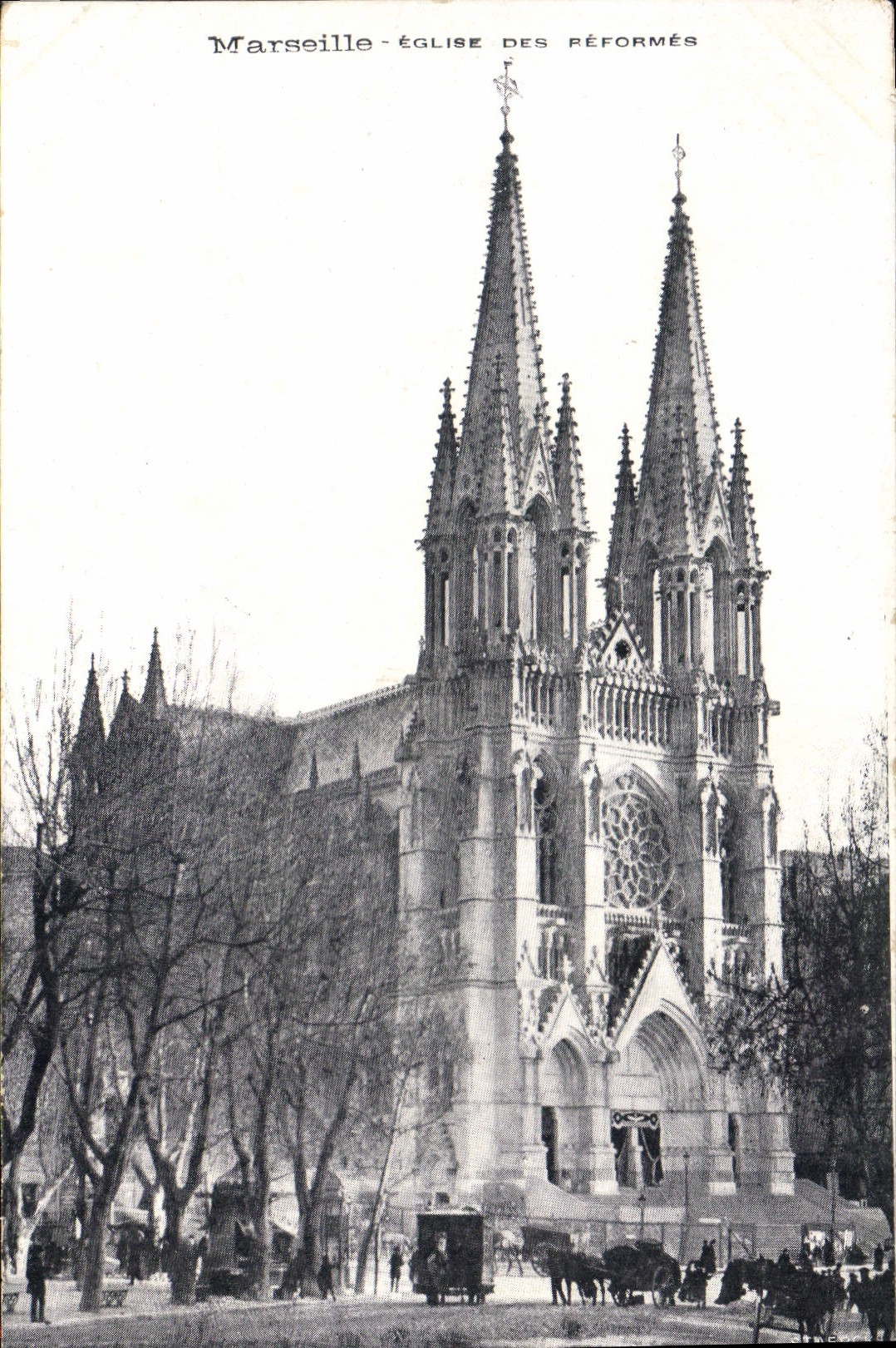 CPA Marseille Eglise des Reformes 