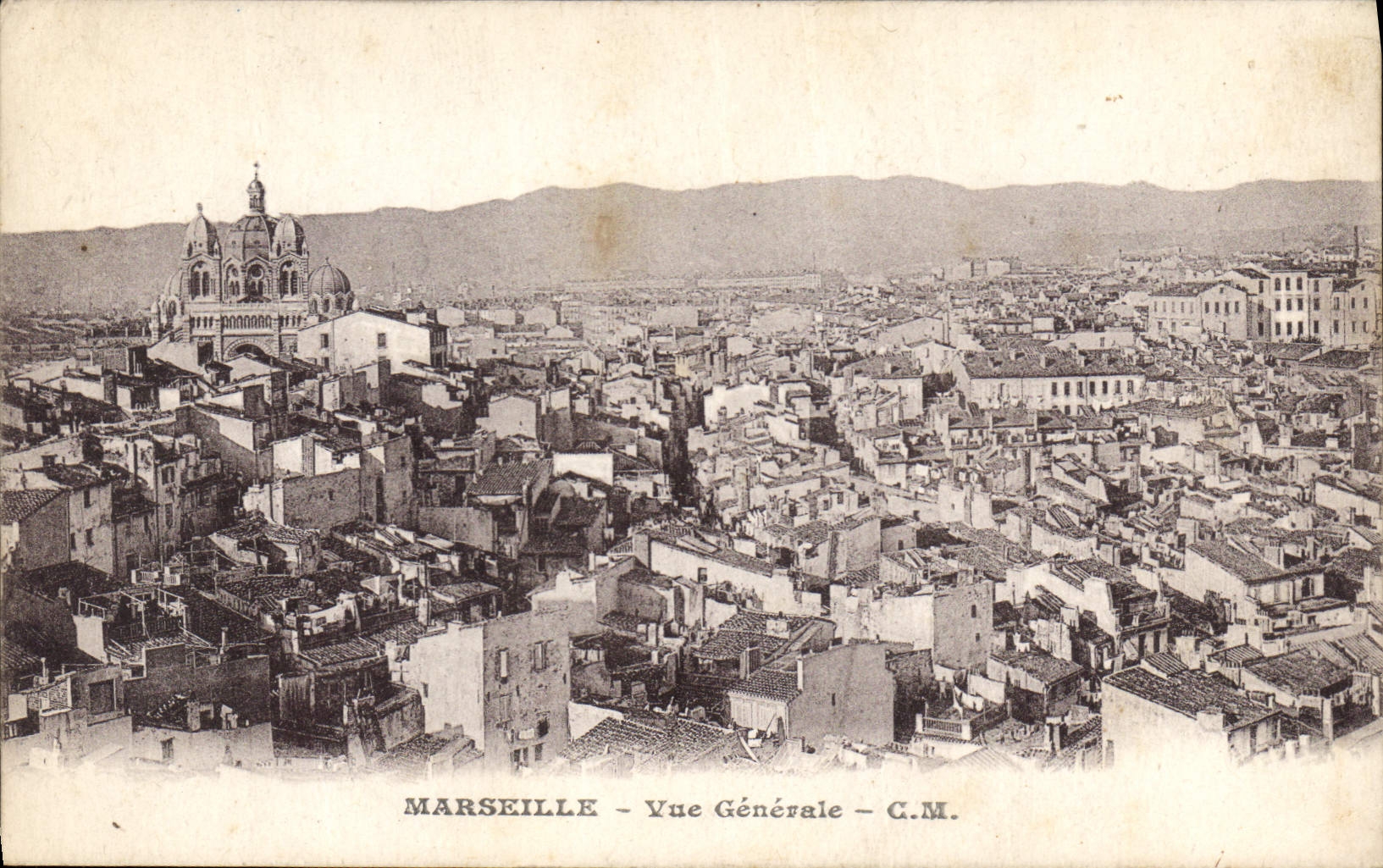 CPA Marseille Vue generale 