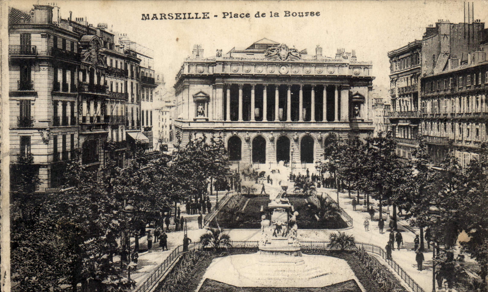 CPA Marseille Place de la Bourse 