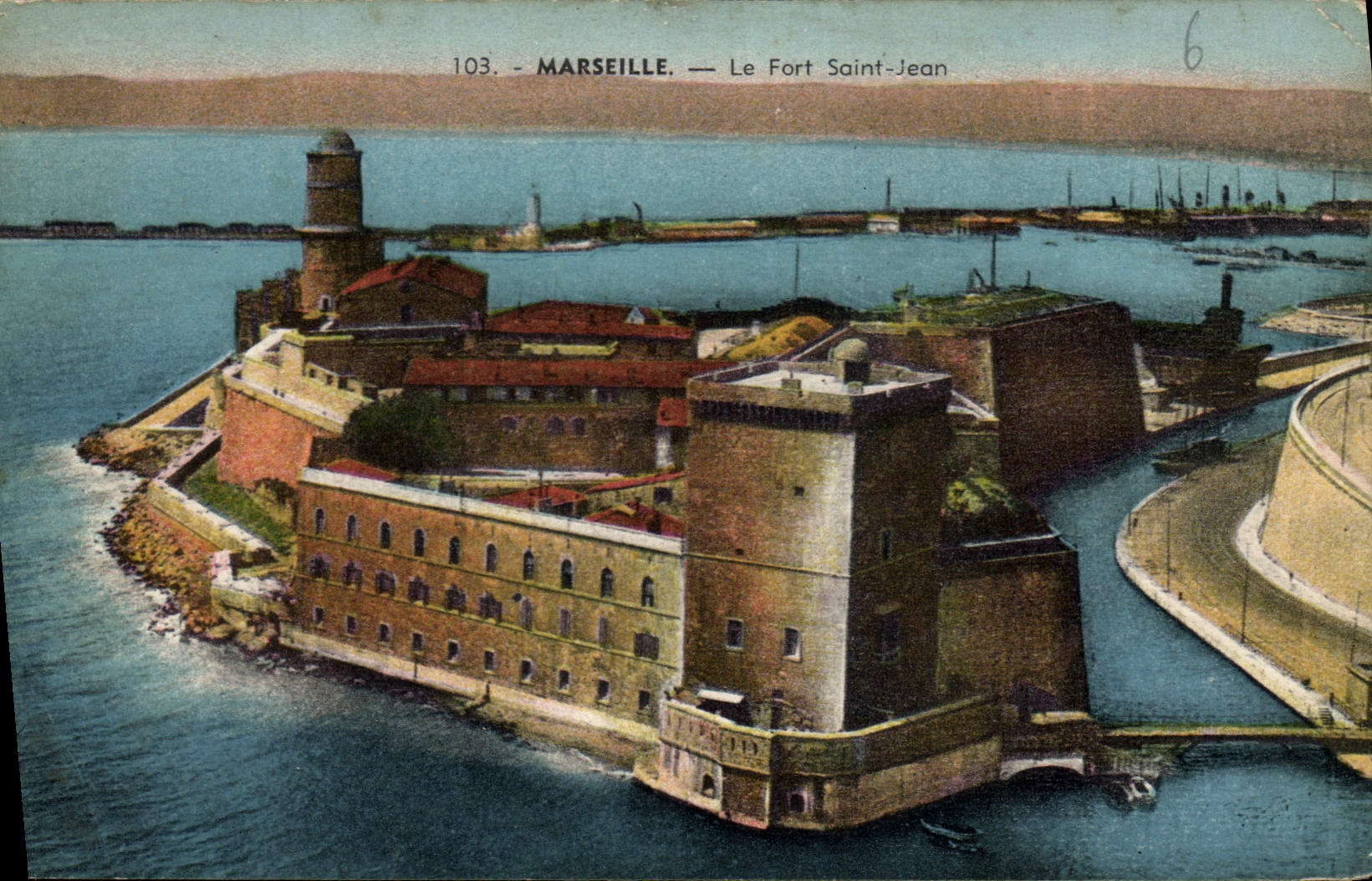 CPA Marseille Le Fort Saint Jean 